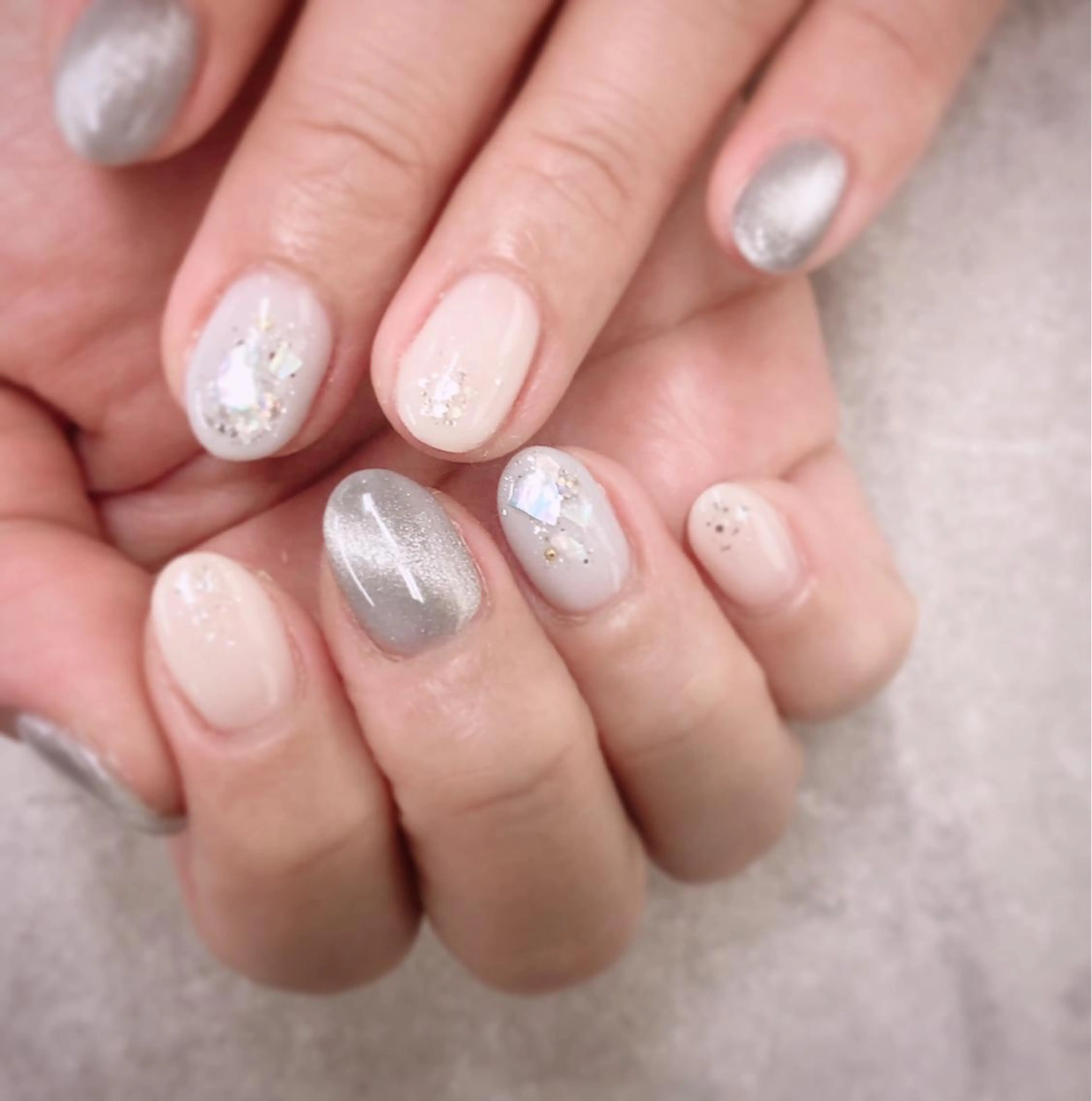 ネイル マグネットネイル ハンドネイル ハンドケア FASTNAIL PLUS 新宿店のネイルデザイン