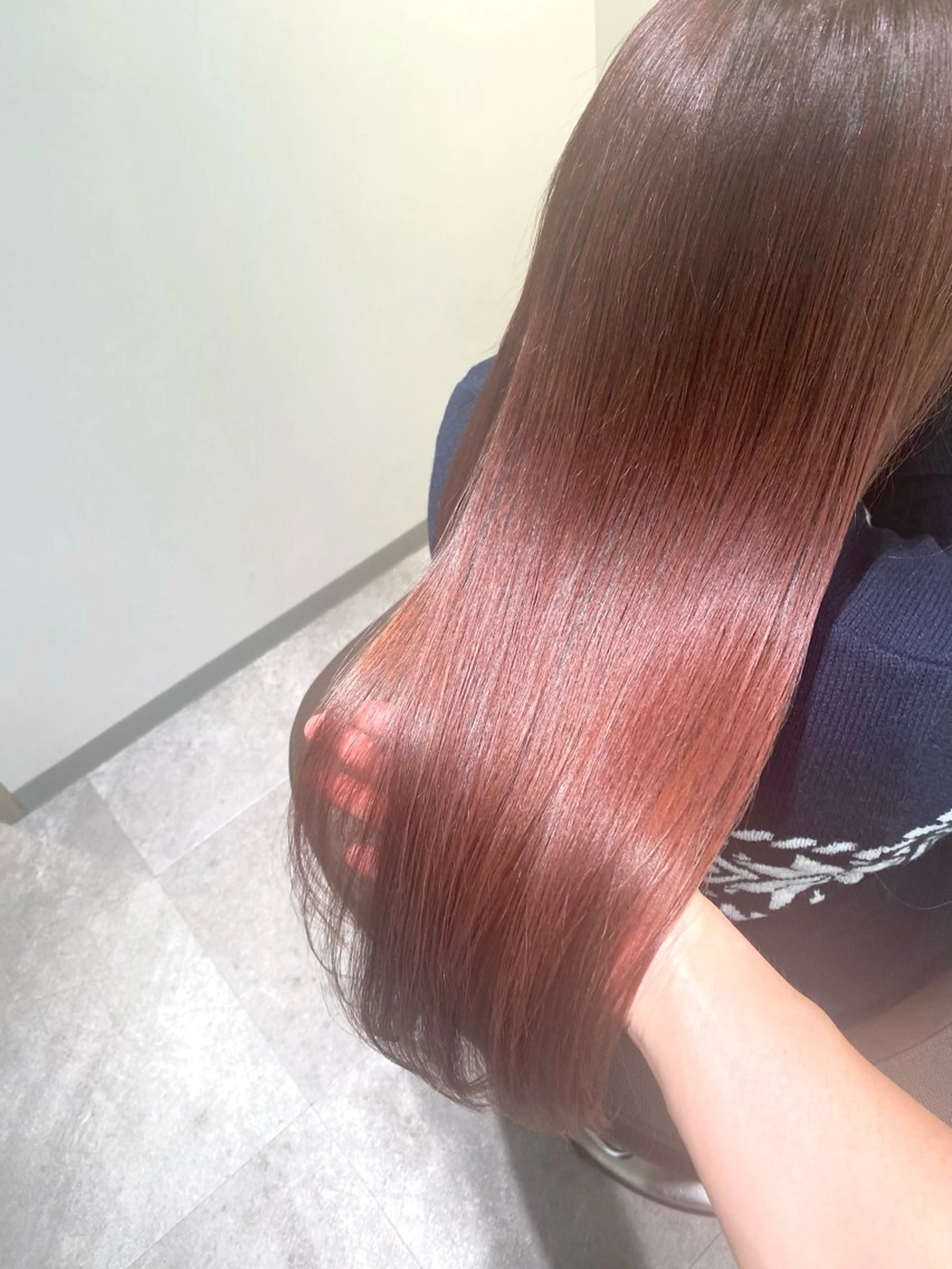 ロング 髪質改善 似合わせカット トリートメント 髪質改善専門店 縮毛矯正安阪のヘアスタイル