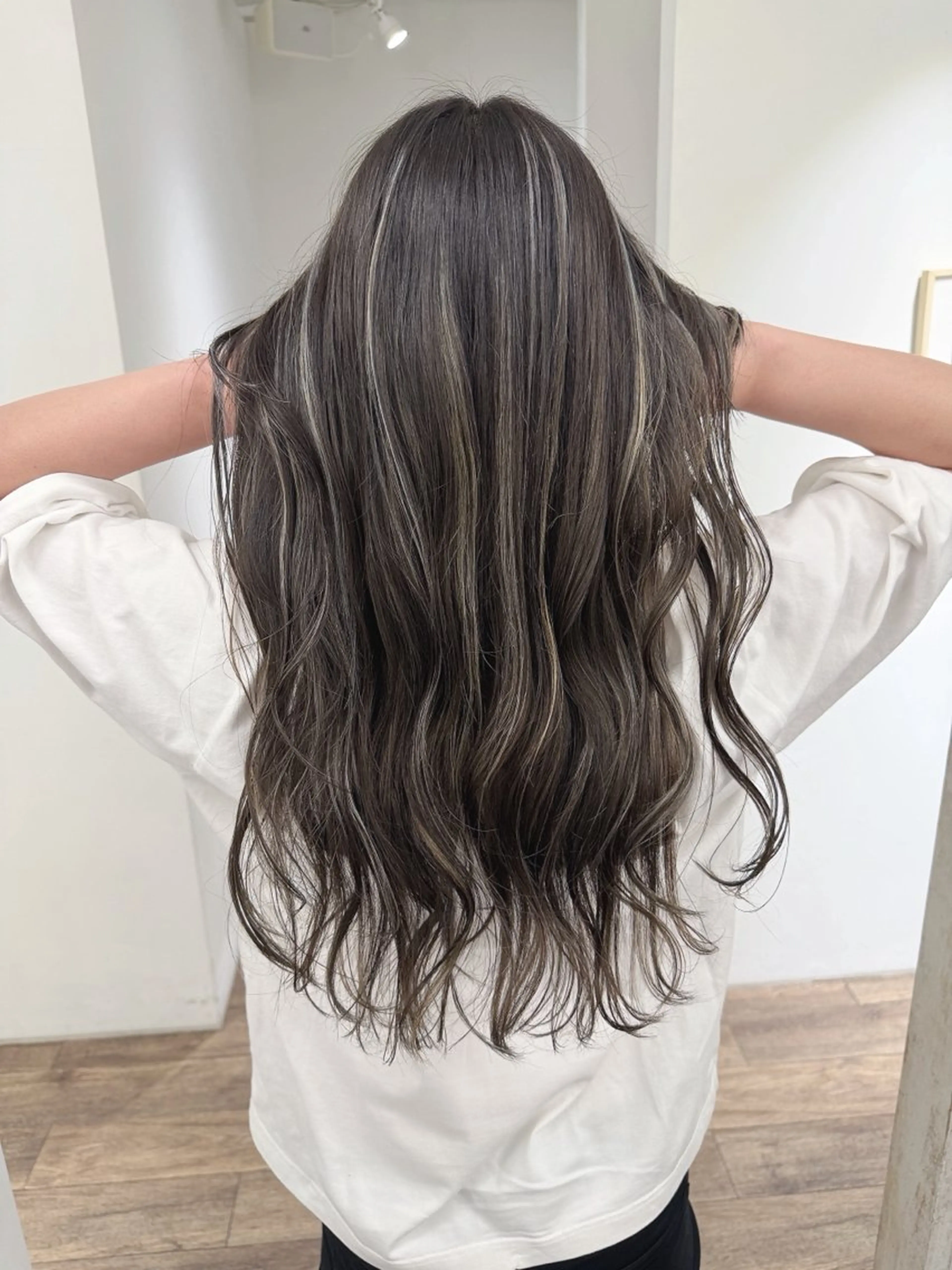 ロング カラー ヘアカラー トリートメント ハイライト⭐️上野 高広のヘアスタイル