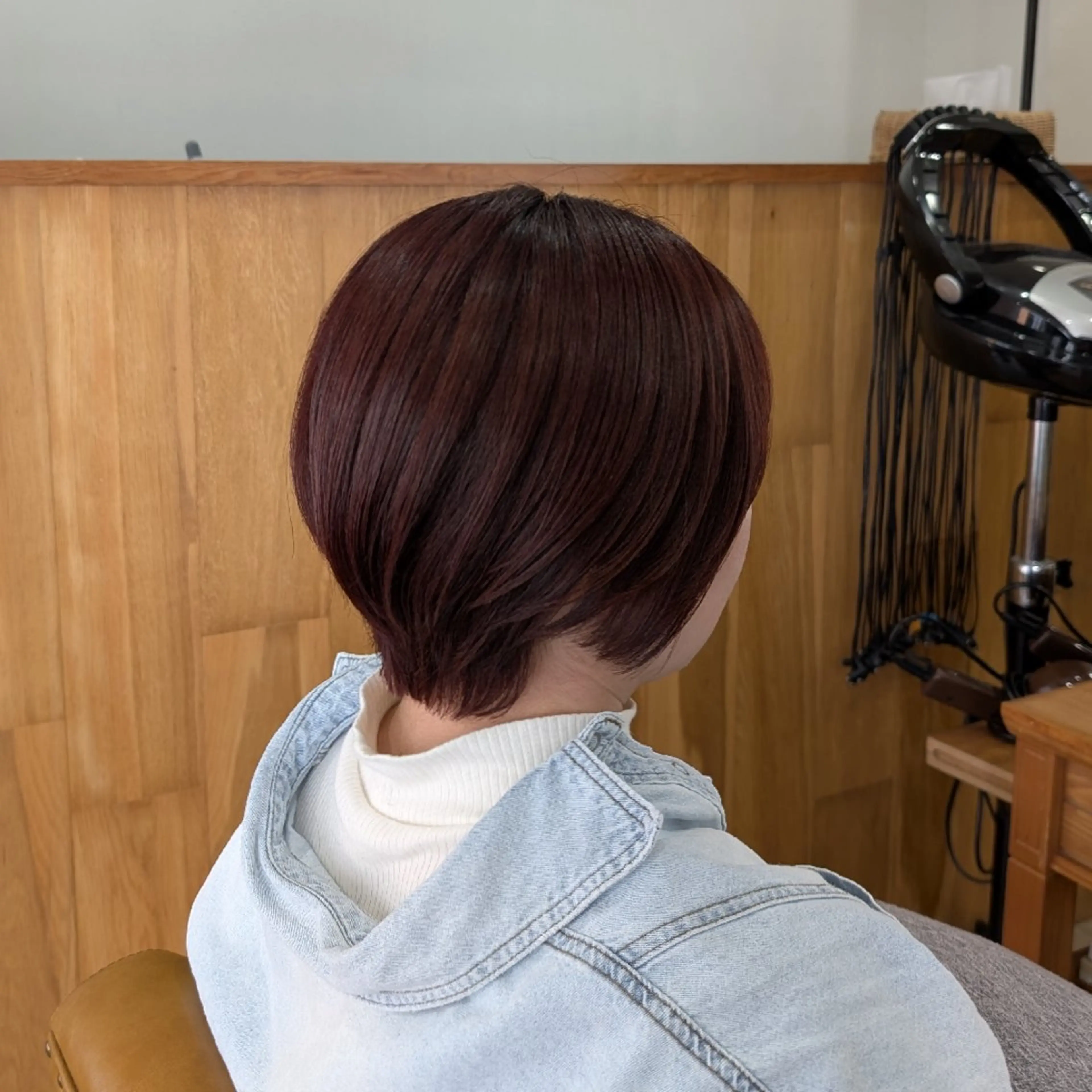 ショート カラー レッドカラー ショートヘア ﾒｱﾘｰﾊﾞｲﾒﾘｰ /花音のヘアスタイル