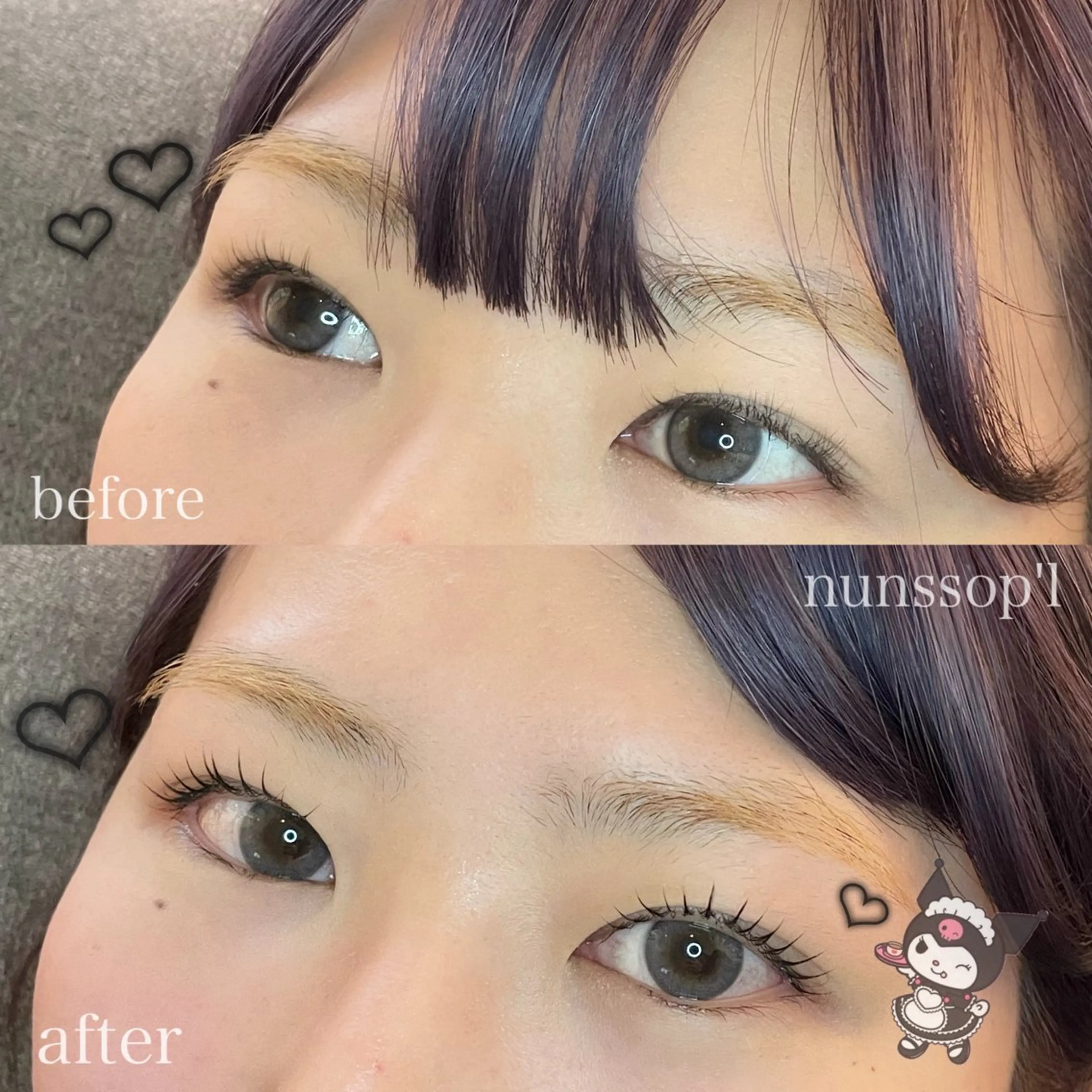 マツエク・マツパ nunssop'l カノ🩶のマツエク・マツパデザイン
