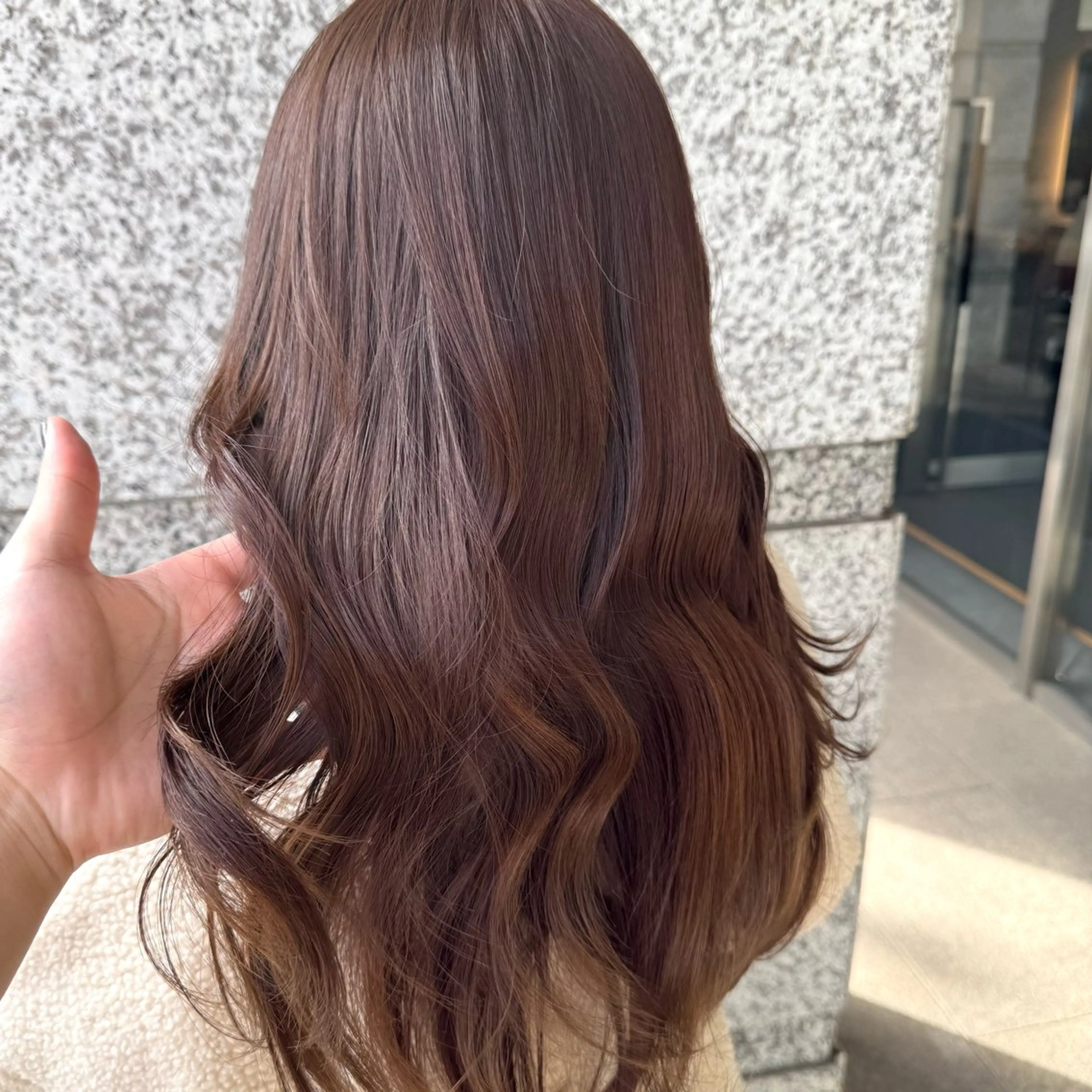 ロング カラー ヘアアレンジ ヘアカラー ブリーチなしカラー /新百合ヶ丘/安形翔のヘアスタイル