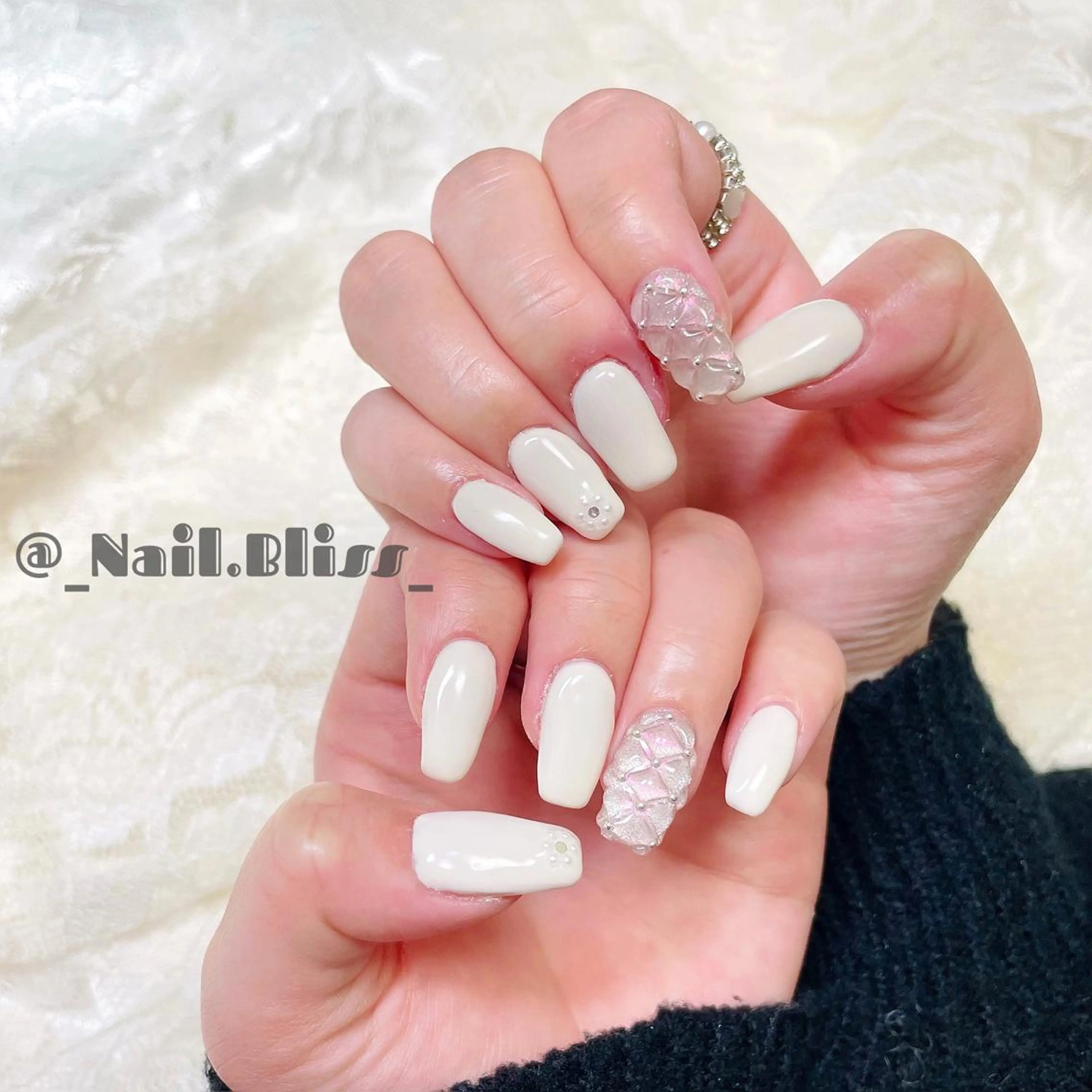 ネイル マグネットネイル ハンドネイル NAIL BLISSのネイルデザイン