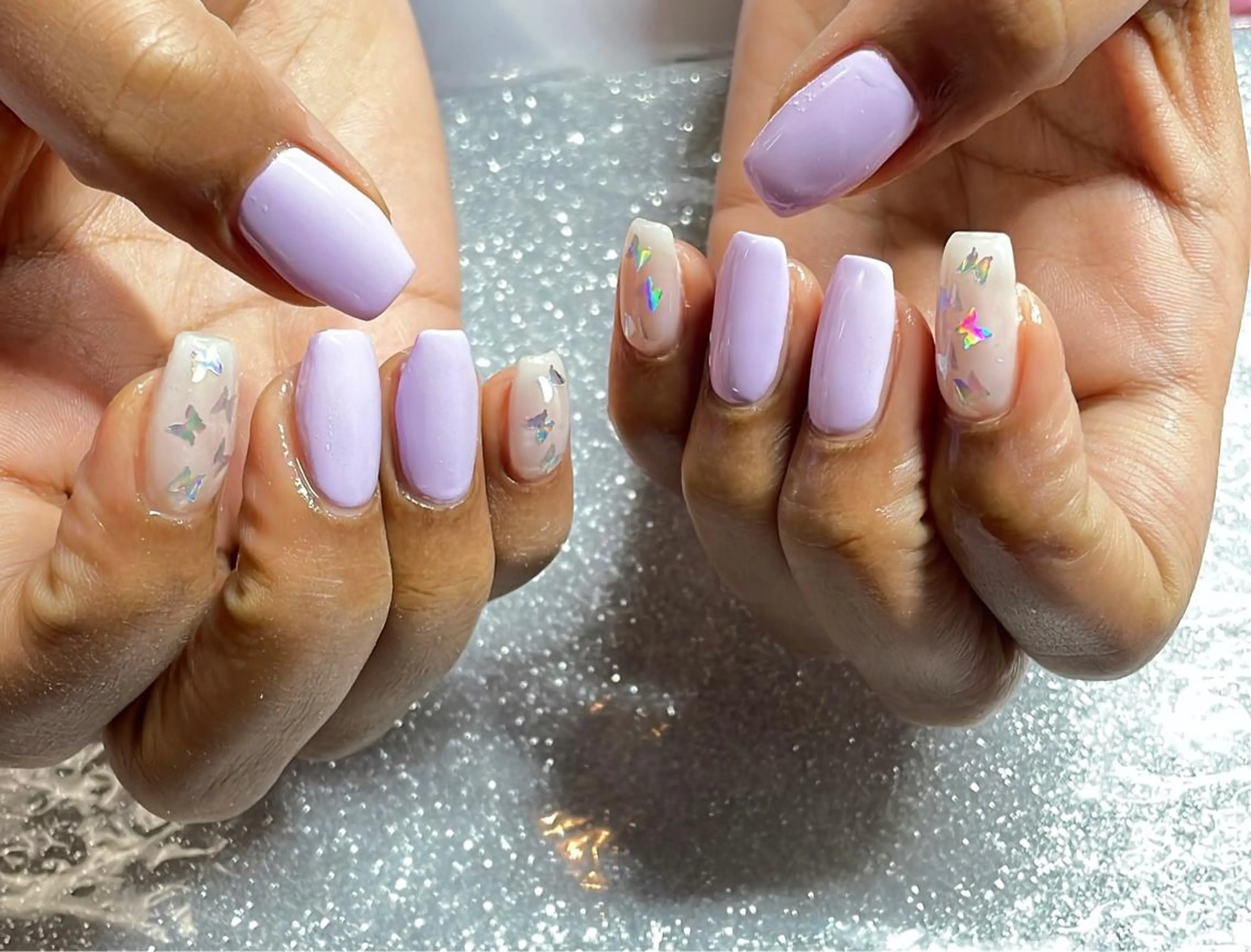 ネイル ハンドネイル VIERU 🌈🎀💖のネイルデザイン