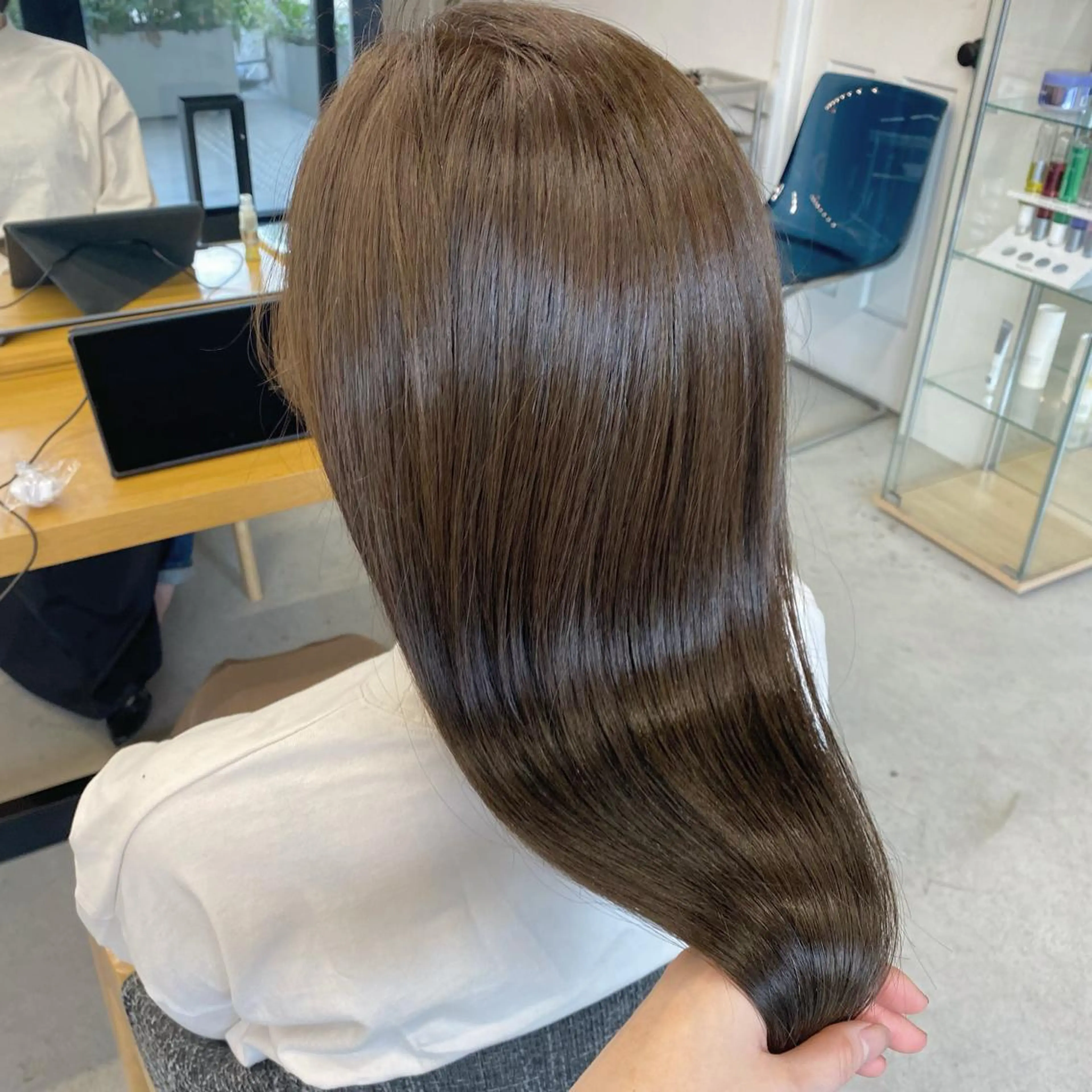 ロング 髪質改善 トリートメント 天神/透明感カラー ツヤ髪/nonokaのヘアスタイル