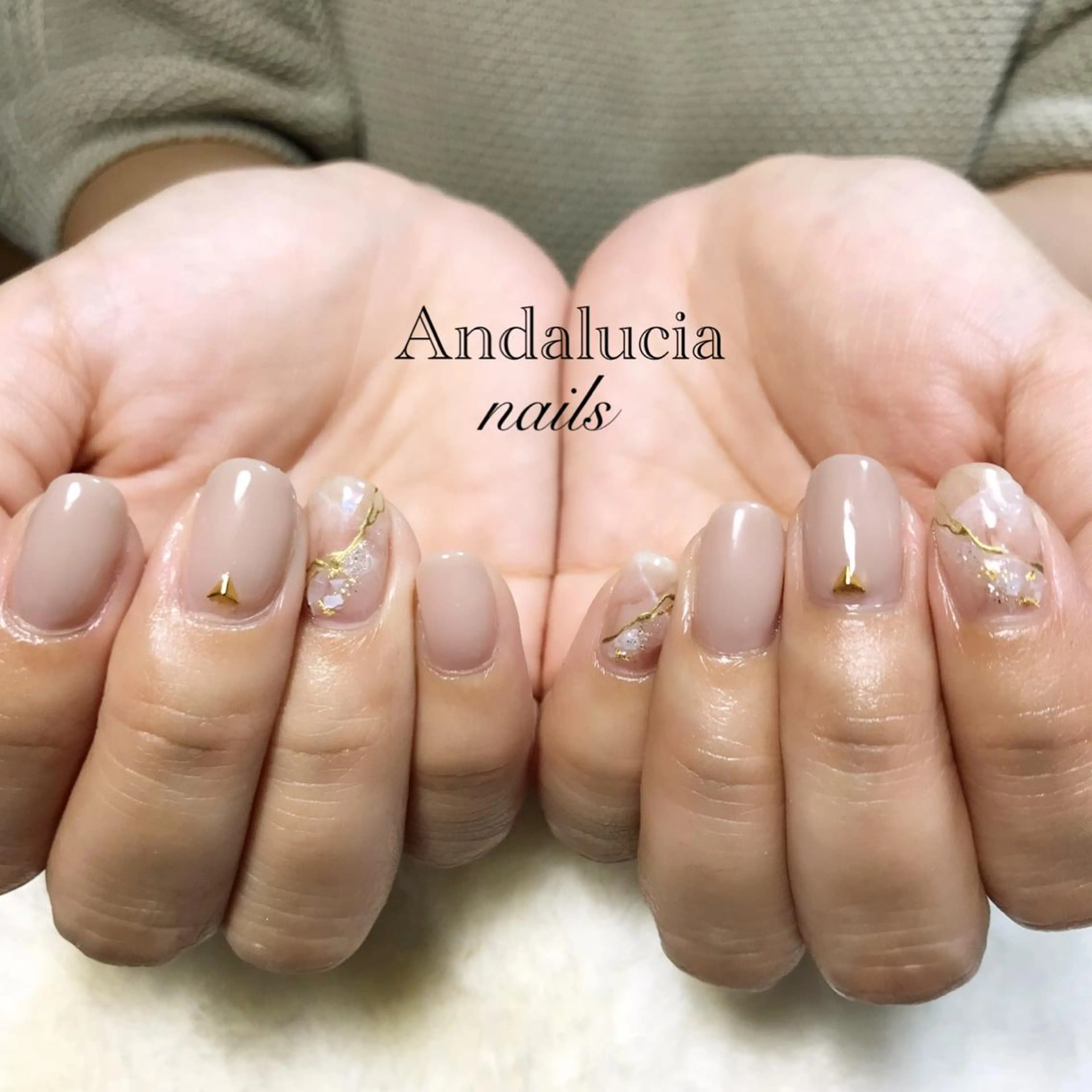ネイル 大理石ネイル(マーブル) Andalucia nailsのネイルデザイン