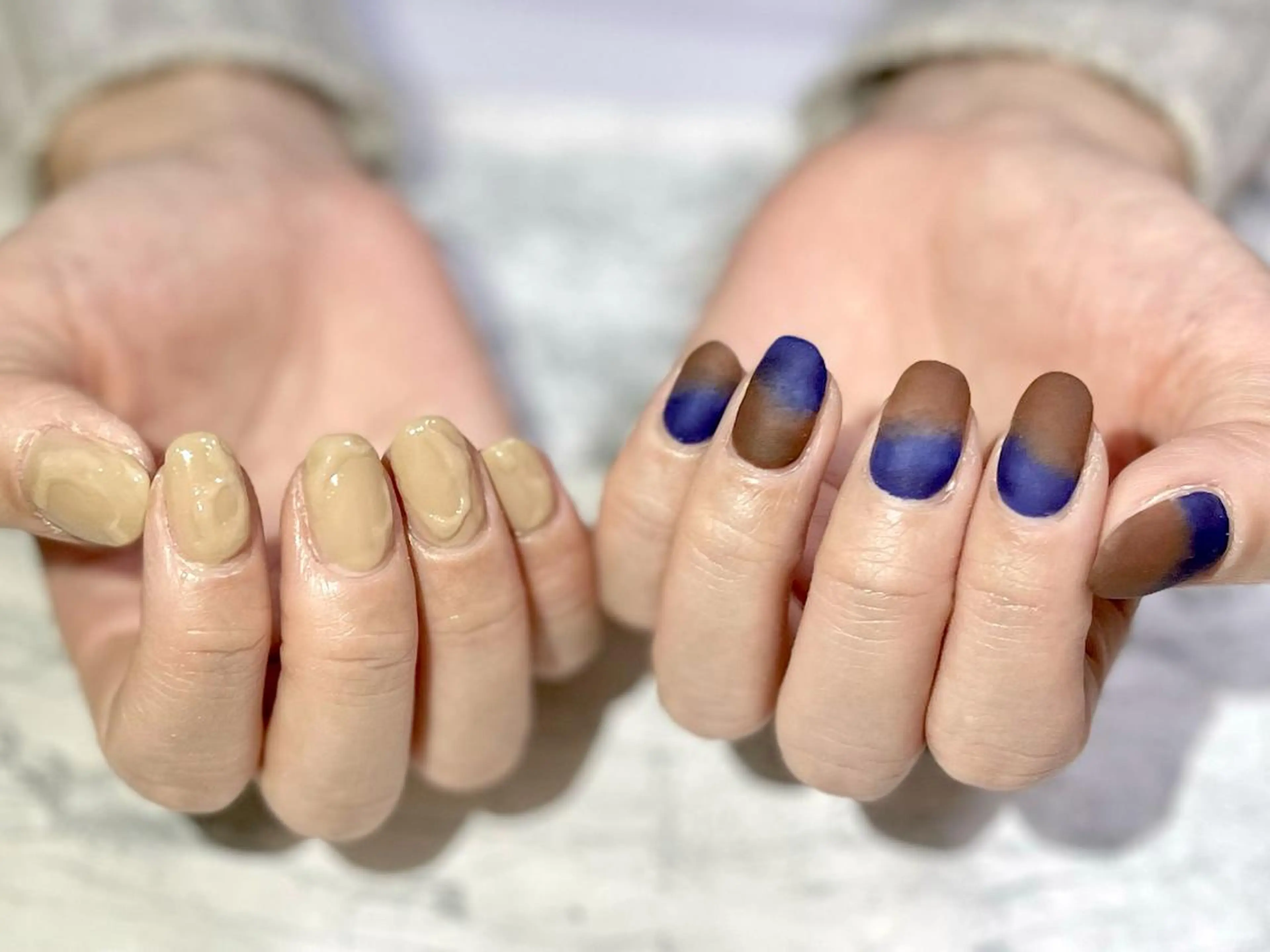 ネイル フットネイル ニュアンスネイル シンプルネイル 春ネイル 夏ネイル nail fufla ♡yamane♡のネイルデザイン