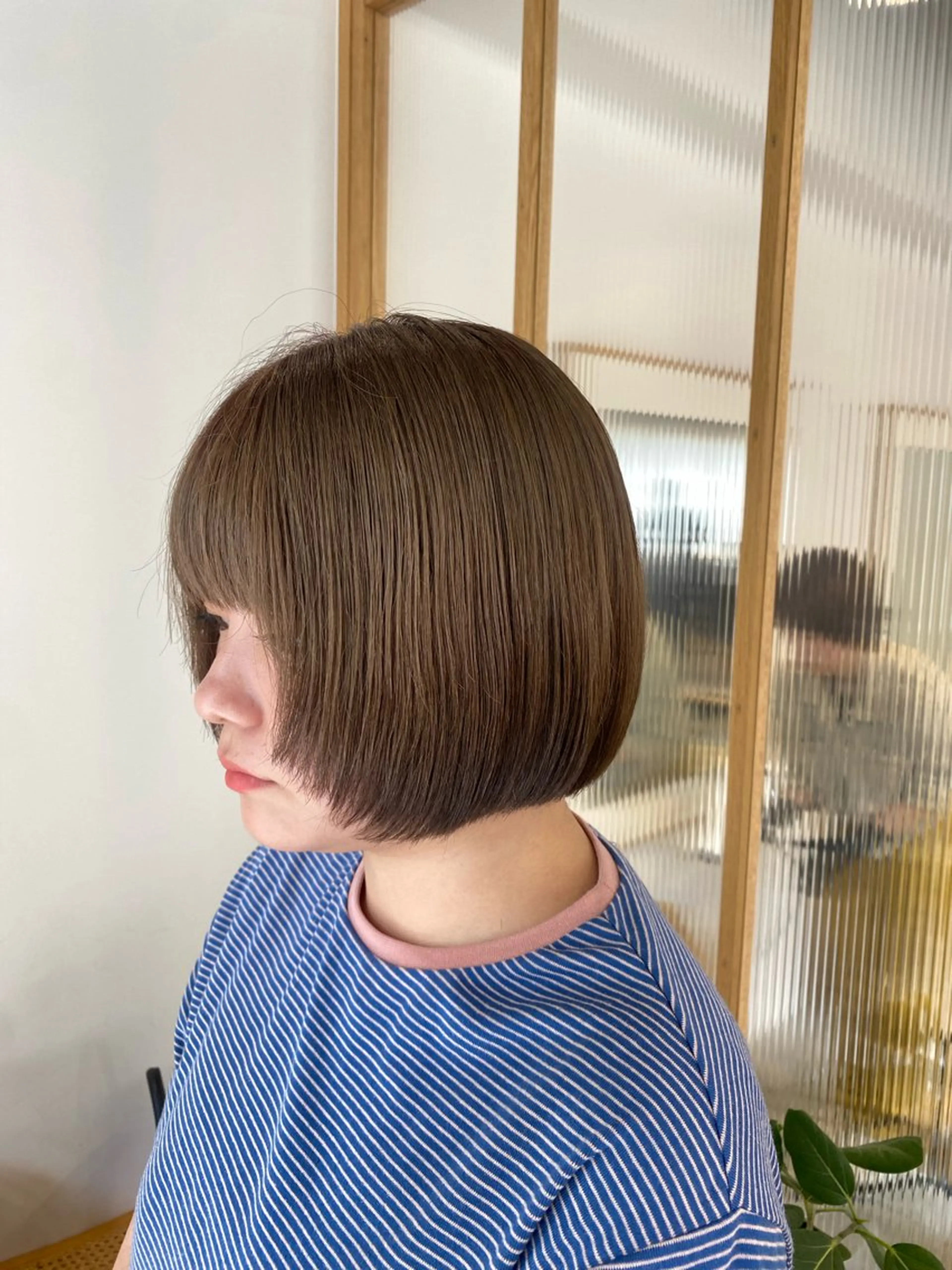 ショート ショート/ボブ/顔周 りレイヤー/RINAのヘアスタイル