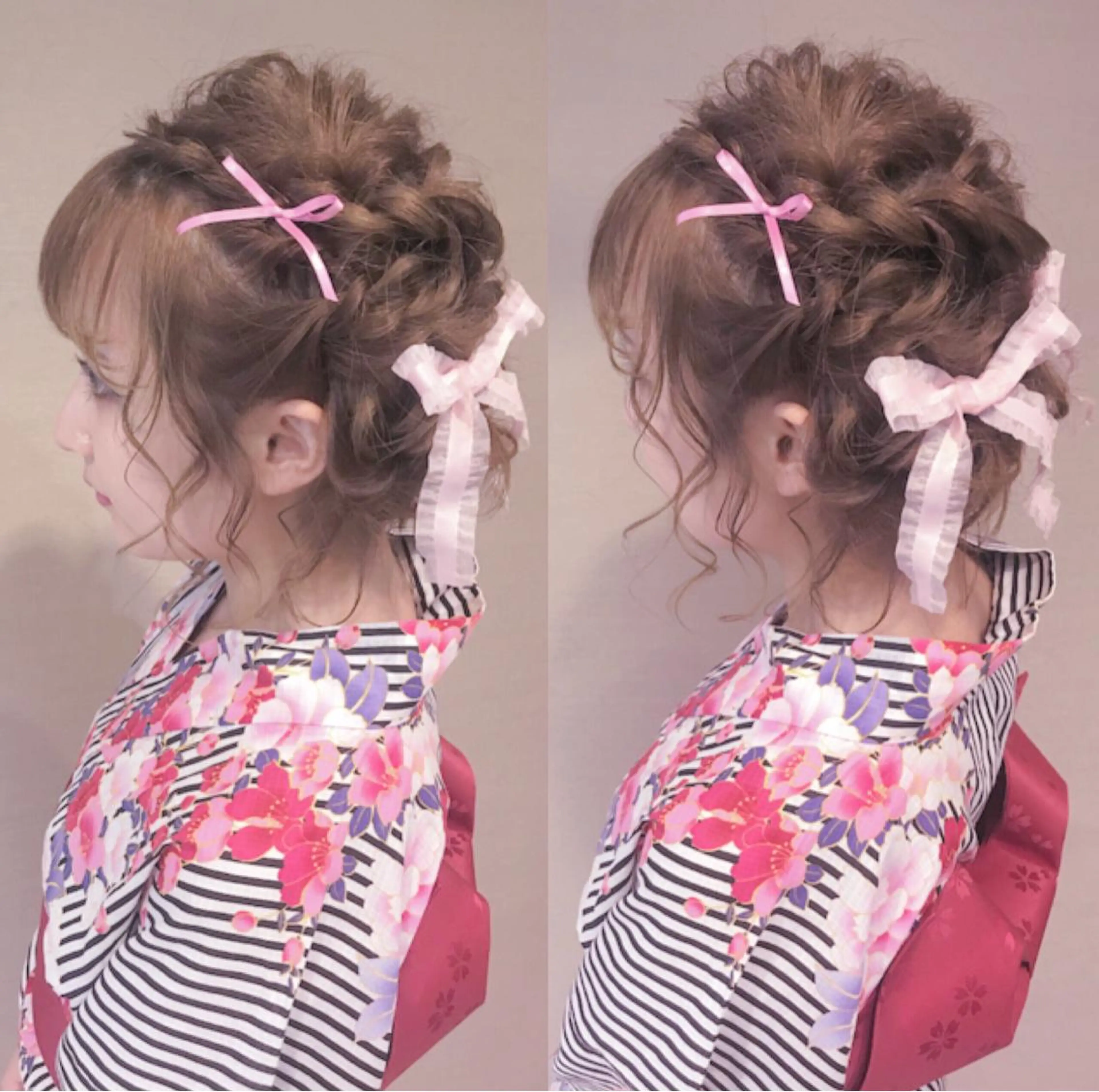 ミディアム ヘアアレンジ ヘアセット Aries🫧 missa𓂃🤍のその他イメージ