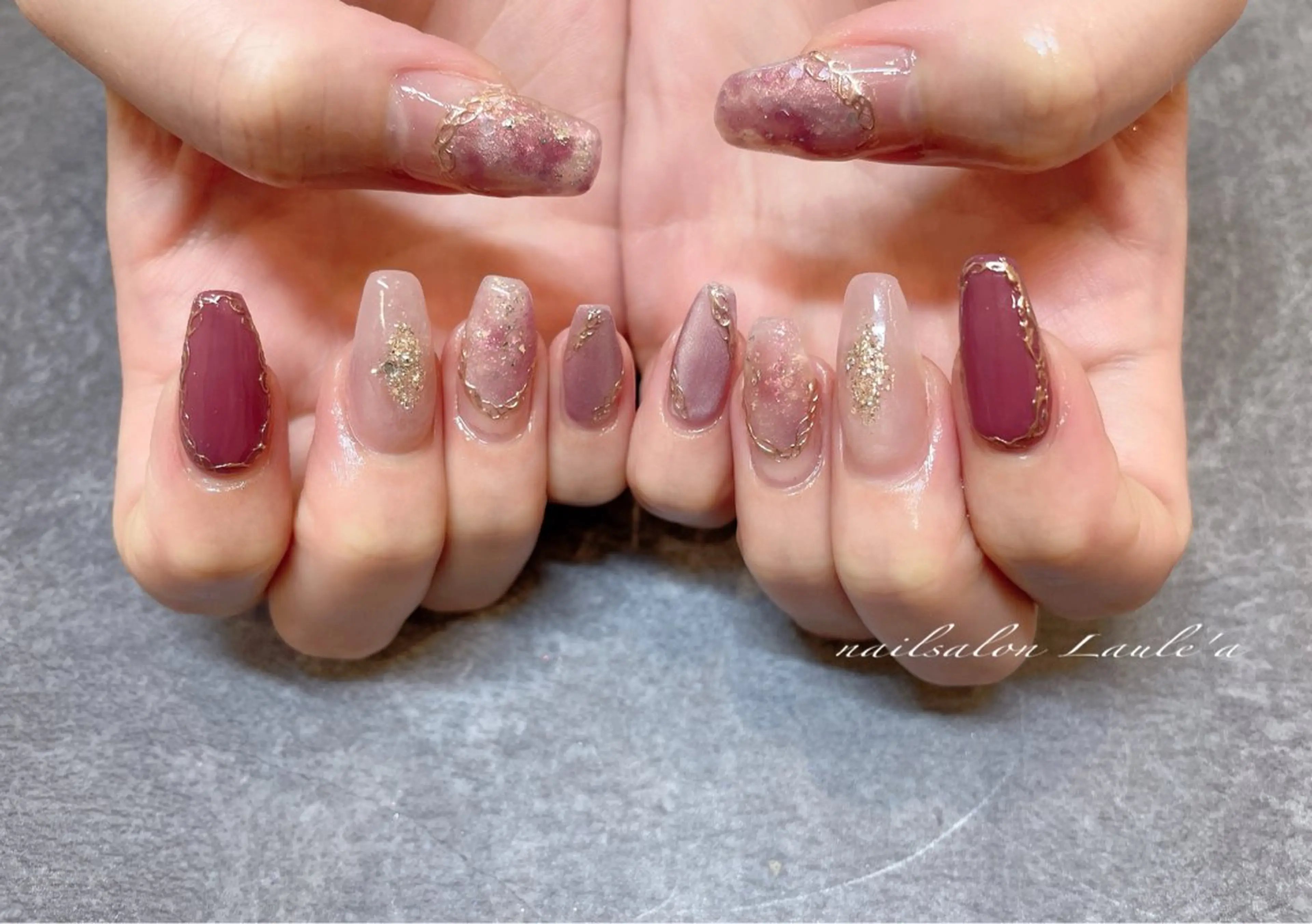 ネイル ハンドネイル nailsalon Laule'aのネイルデザイン