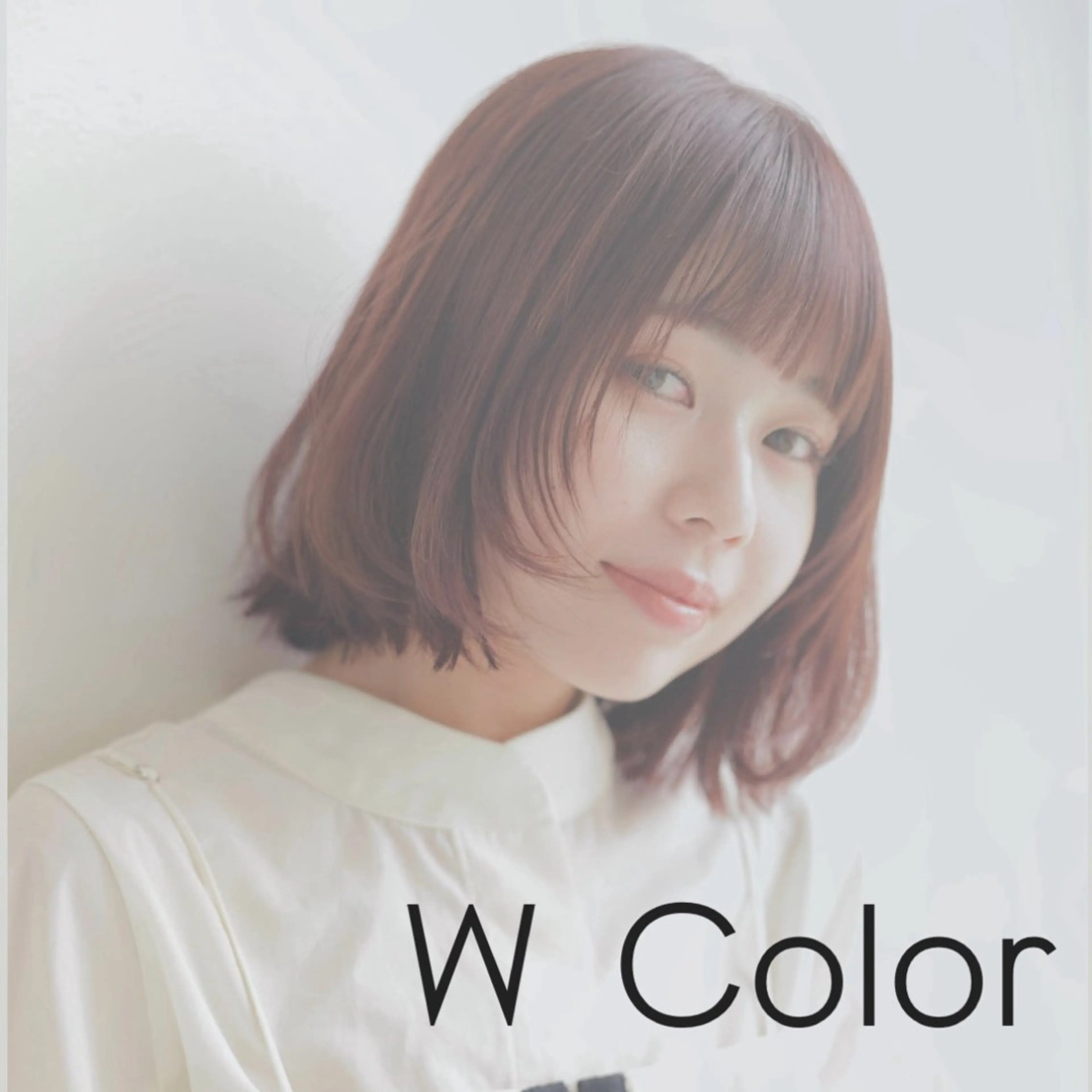 ミディアム カラー ヘアカラー 似合わせカット暖色 カラーhiyonaのヘアスタイル