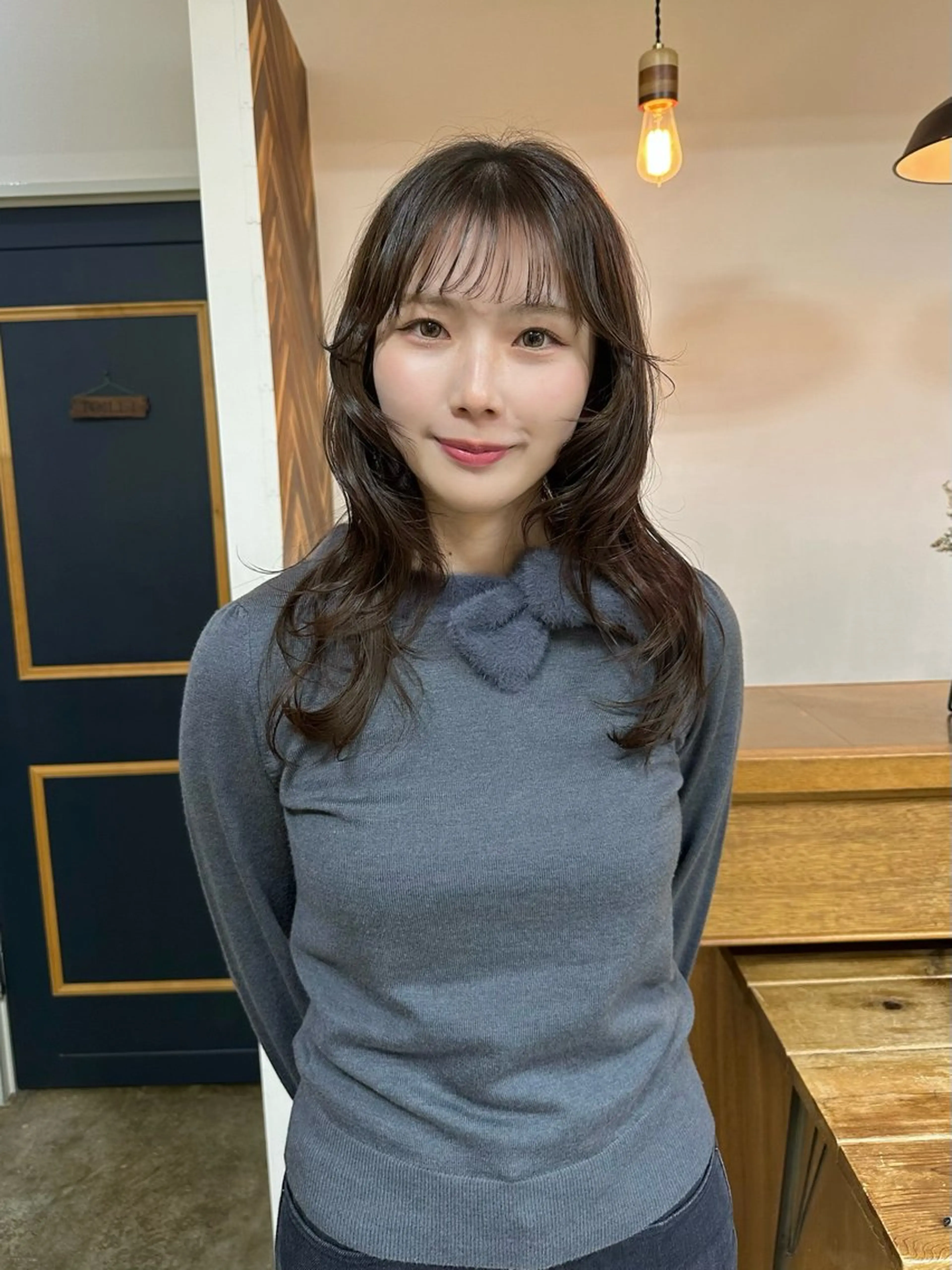 セミロング NAGISA 🎀透明感カラー🎀のヘアスタイル