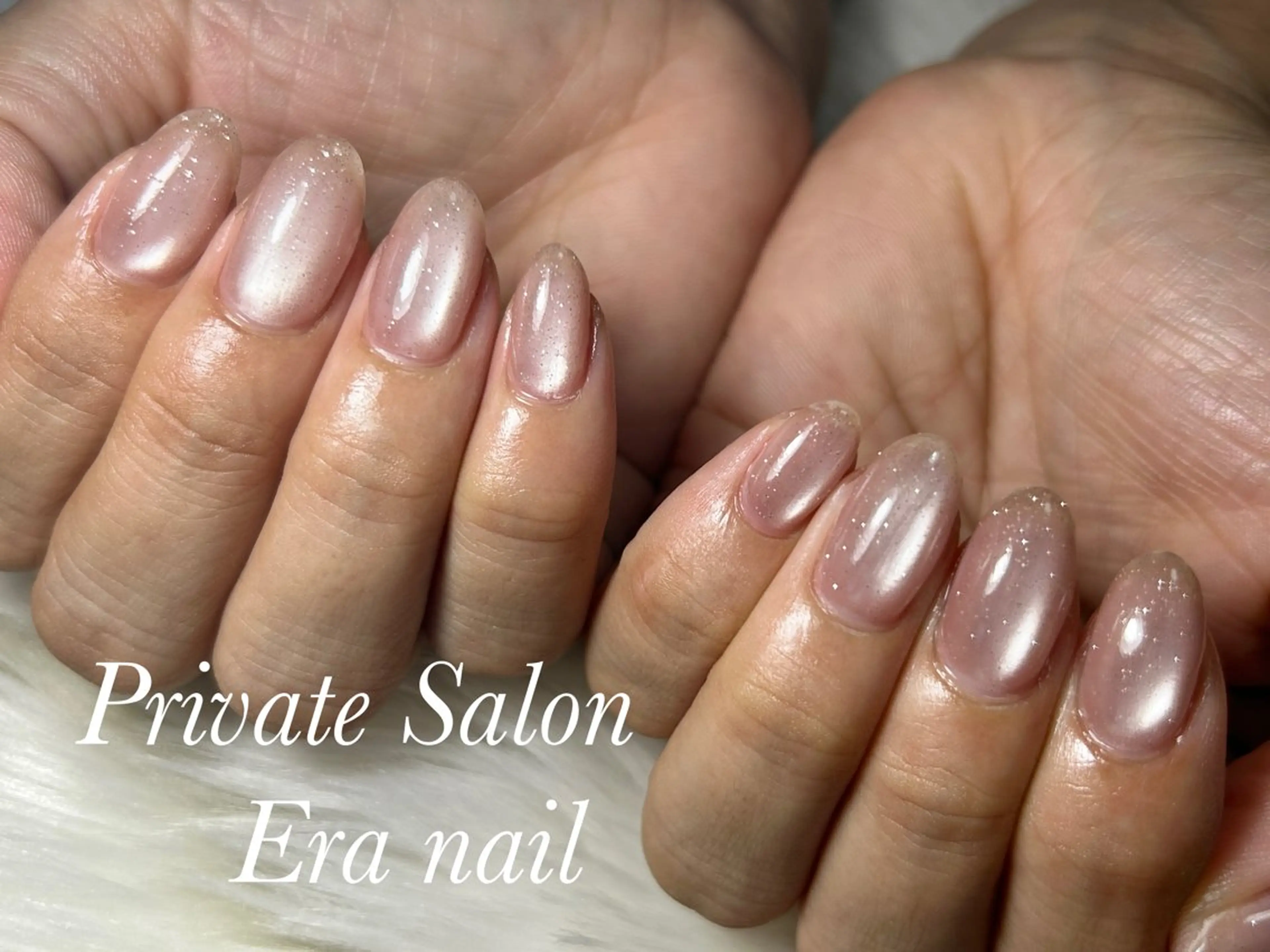 ネイル マグネットネイル マグネットワンカラー ワンカラーネイル ハンドネイル Era nailのネイルデザイン