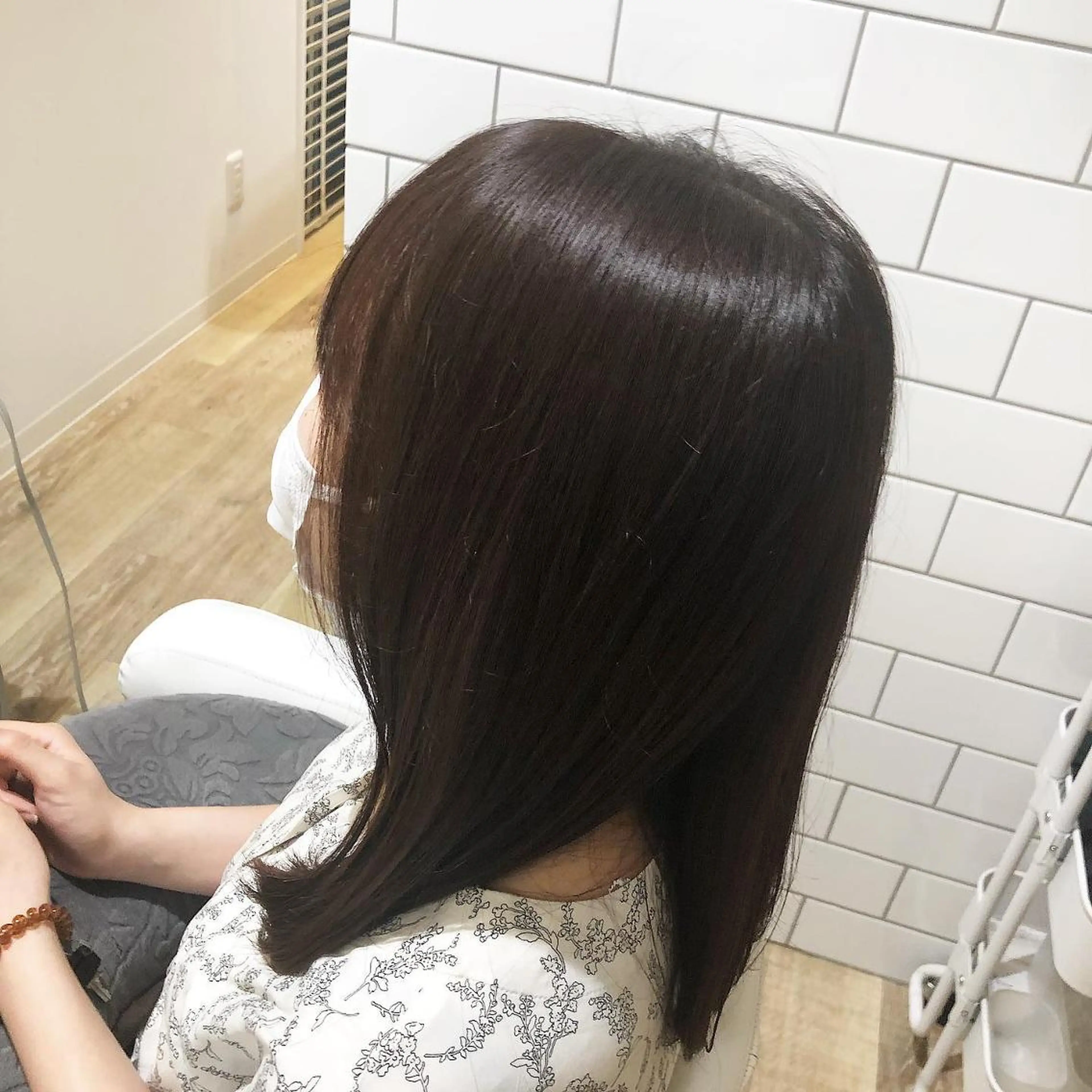 セミロング カラー ヘアアレンジ アッシュ ブラウンカラー ラベンダーカラー ✨🌿大人可愛い愛さ れhair🌿✨松本のヘアスタイル