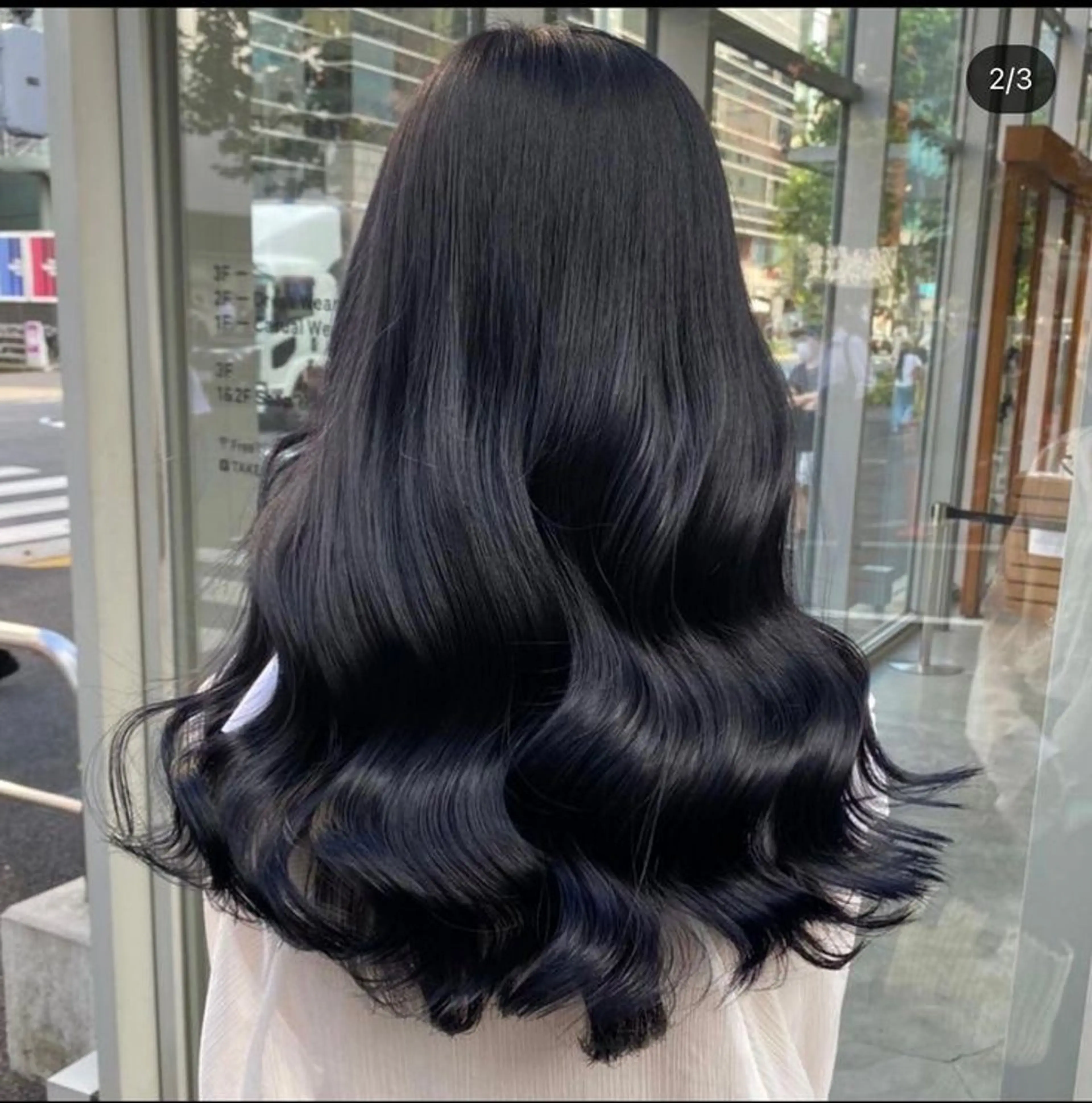 ロング カラー ヘアアレンジ レイヤー×透明感カラ ーHAYATOのヘアスタイル