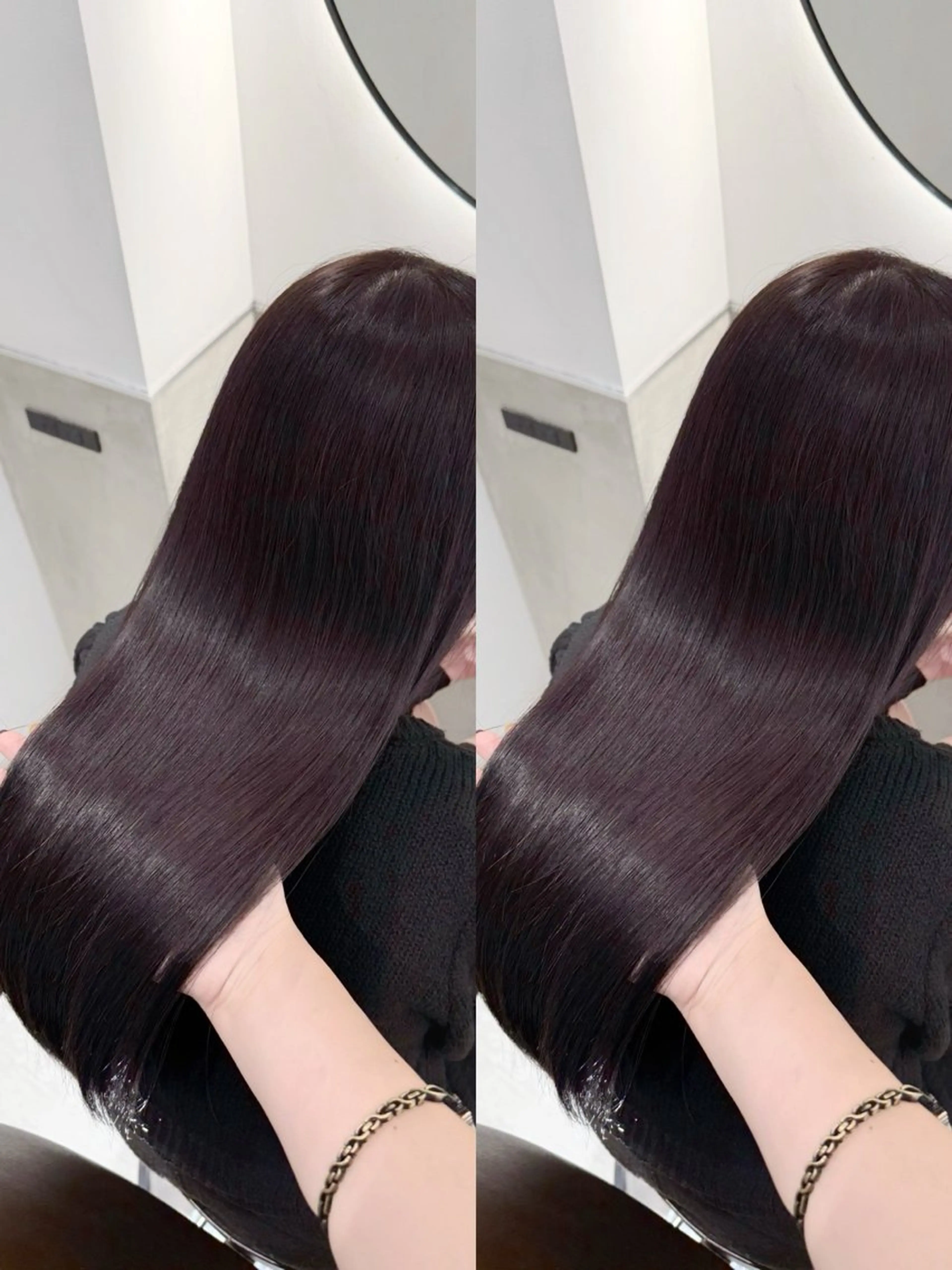 ロング 髪質改善 カット ヘアカラー トリートメント 艶髪カラー🫧 髪質改善🪽萩原のヘアスタイル