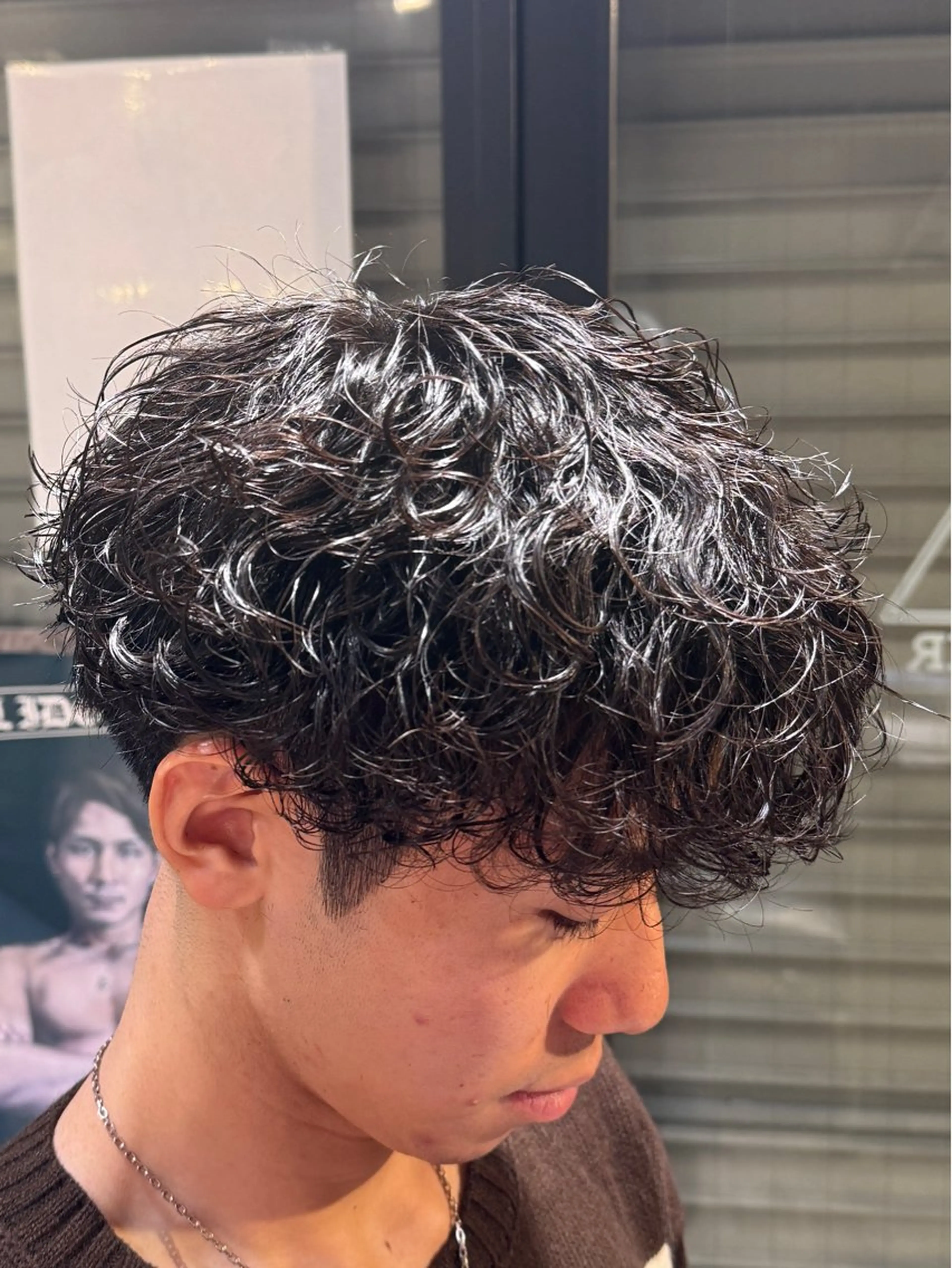 パーマ メンズ メンズパーマ 波巻きパーマ スパイラルパーマ カット パーマ 快斗🔥メンズパーマ 🔥モデル募集中🔥のヘアスタイル