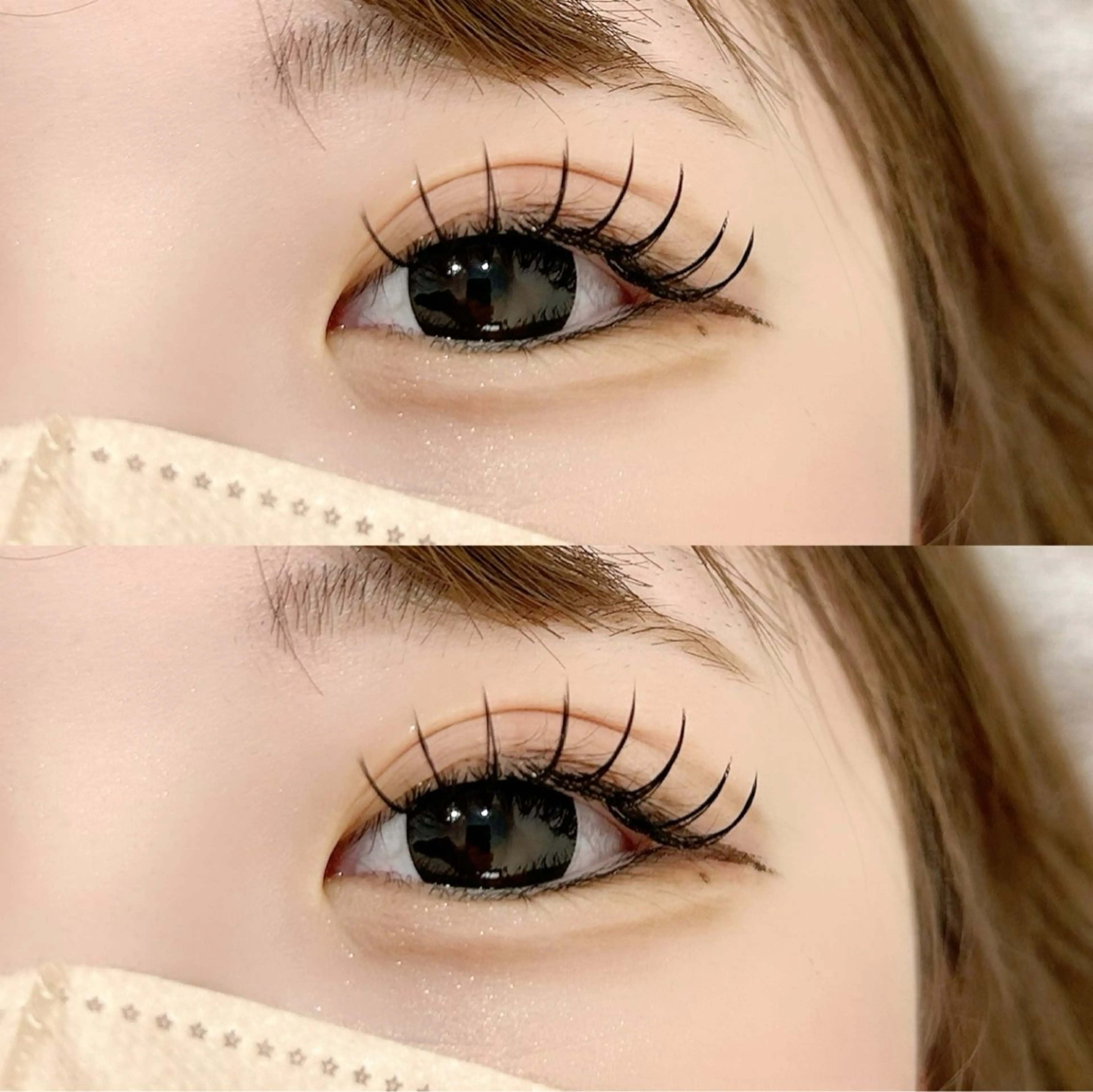 マツエク・マツパ フラットラッシュ eyelist renkaのマツエク・マツパデザイン