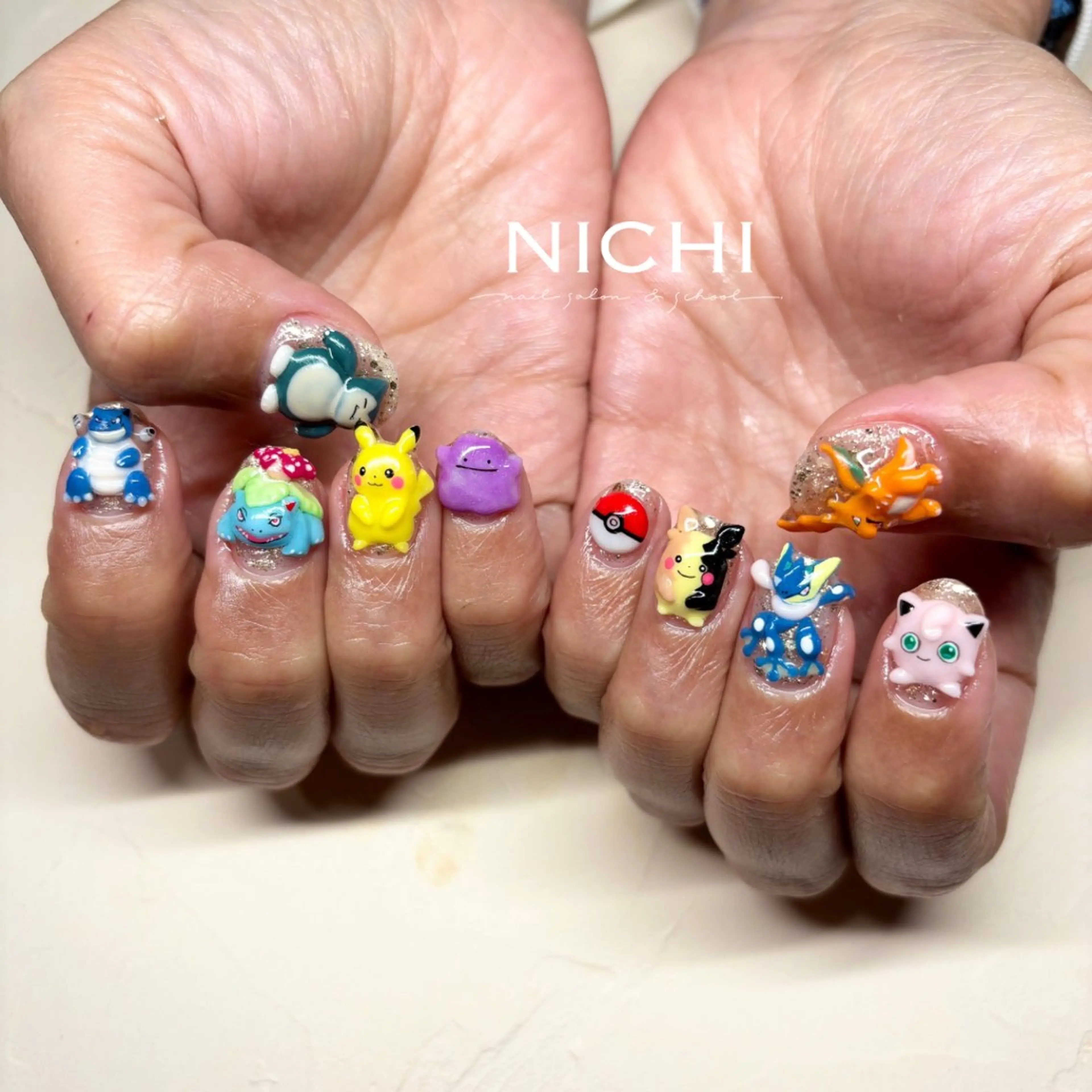 ネイル ハンドネイル NICHI 田所梨英のネイルデザイン