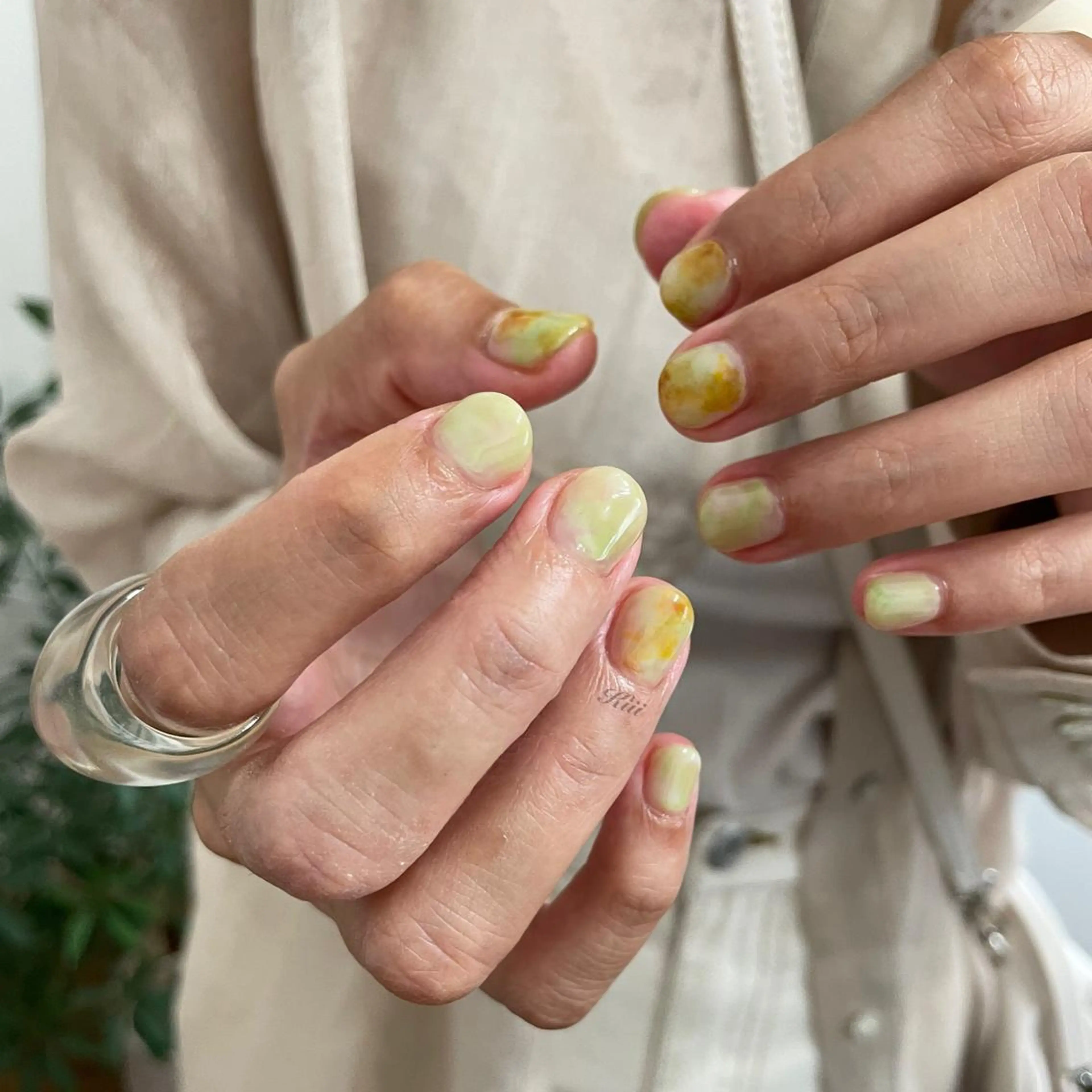 ネイル ハンドネイル フットネイル kiii.__ ✴︎*のネイルデザイン