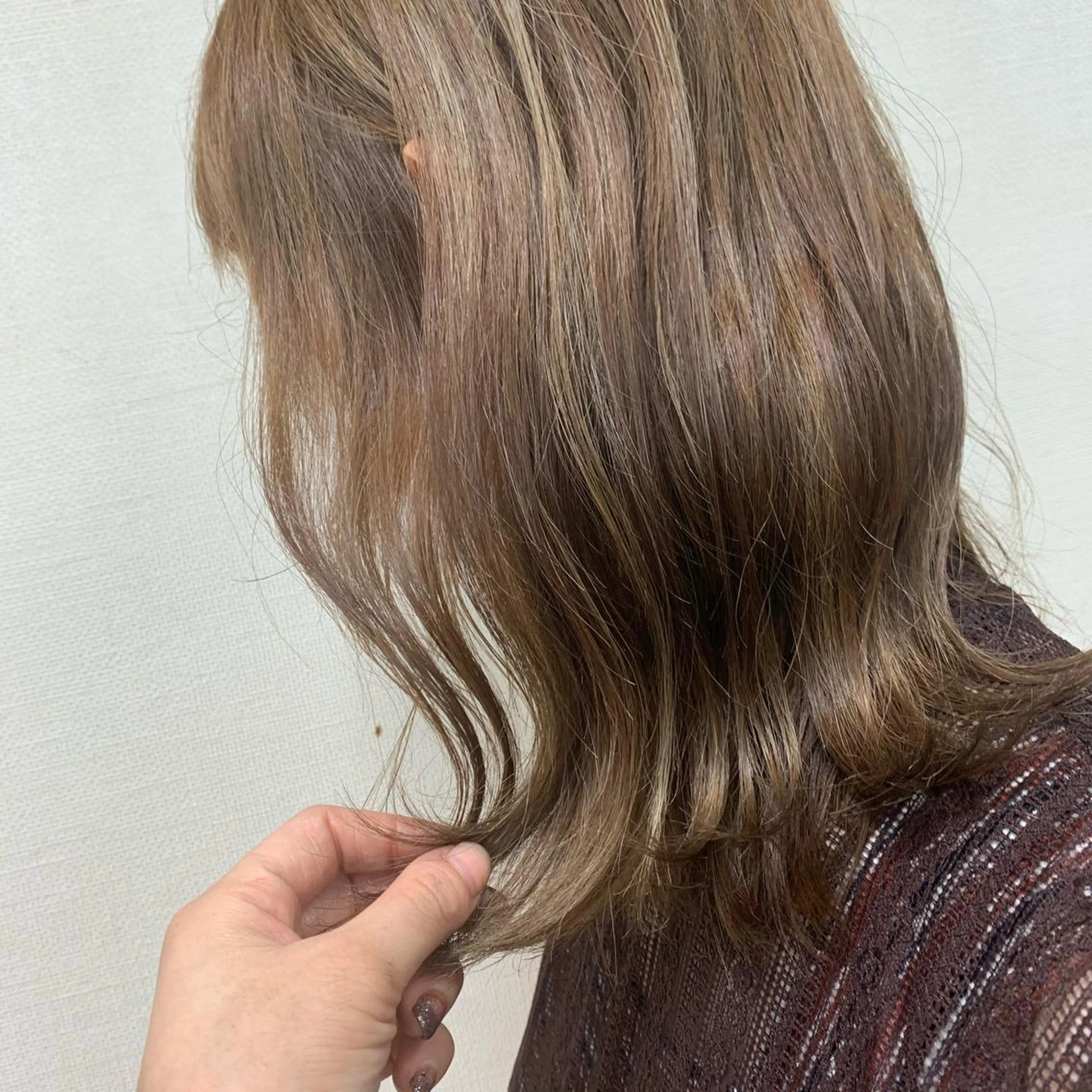 カラー ベージュカラー 似合わせ/透明感カラ ー/QUATRO谷口のヘアスタイル