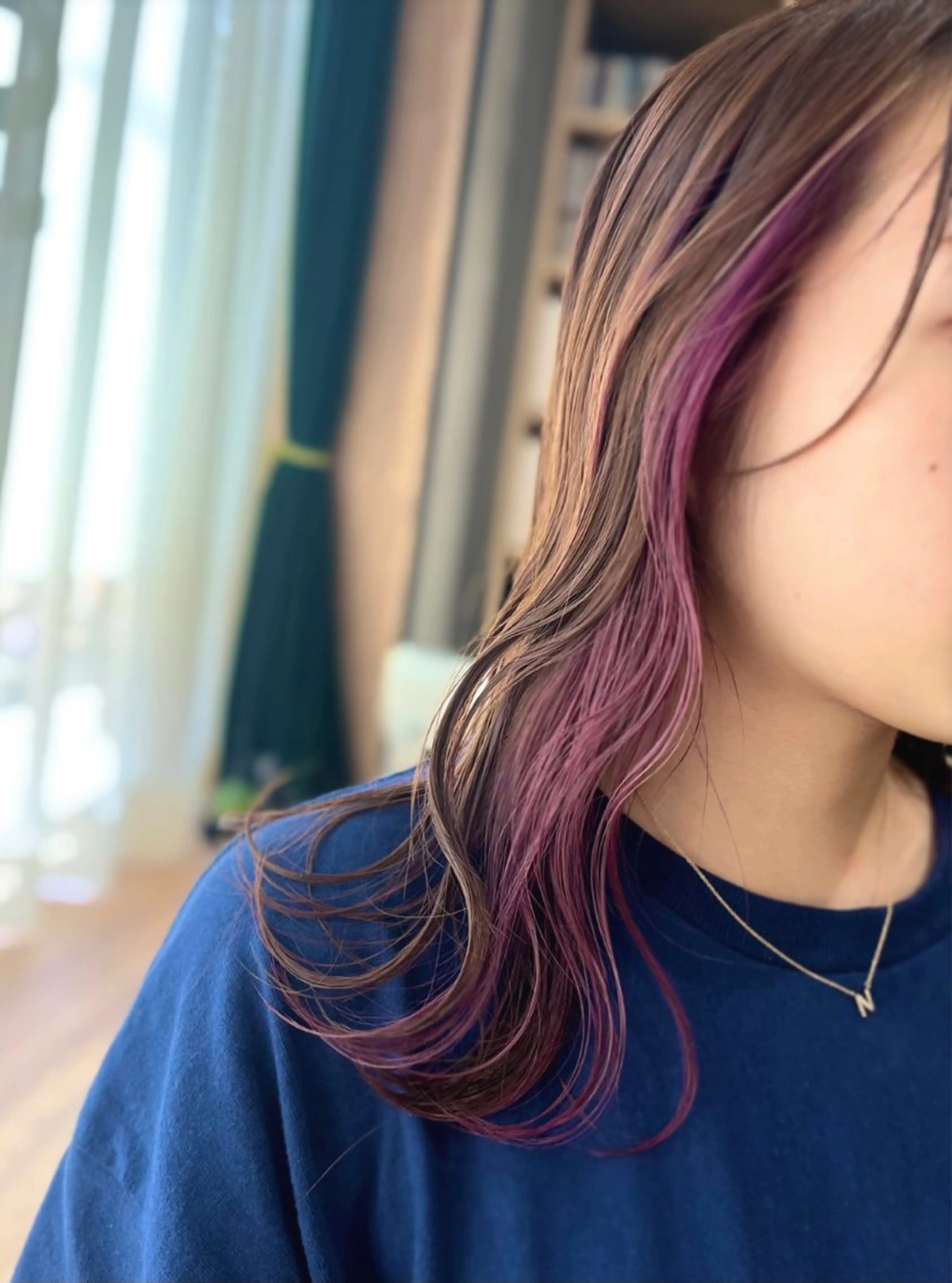 セミロング カラー 中川 もえか【明石】のヘアスタイル