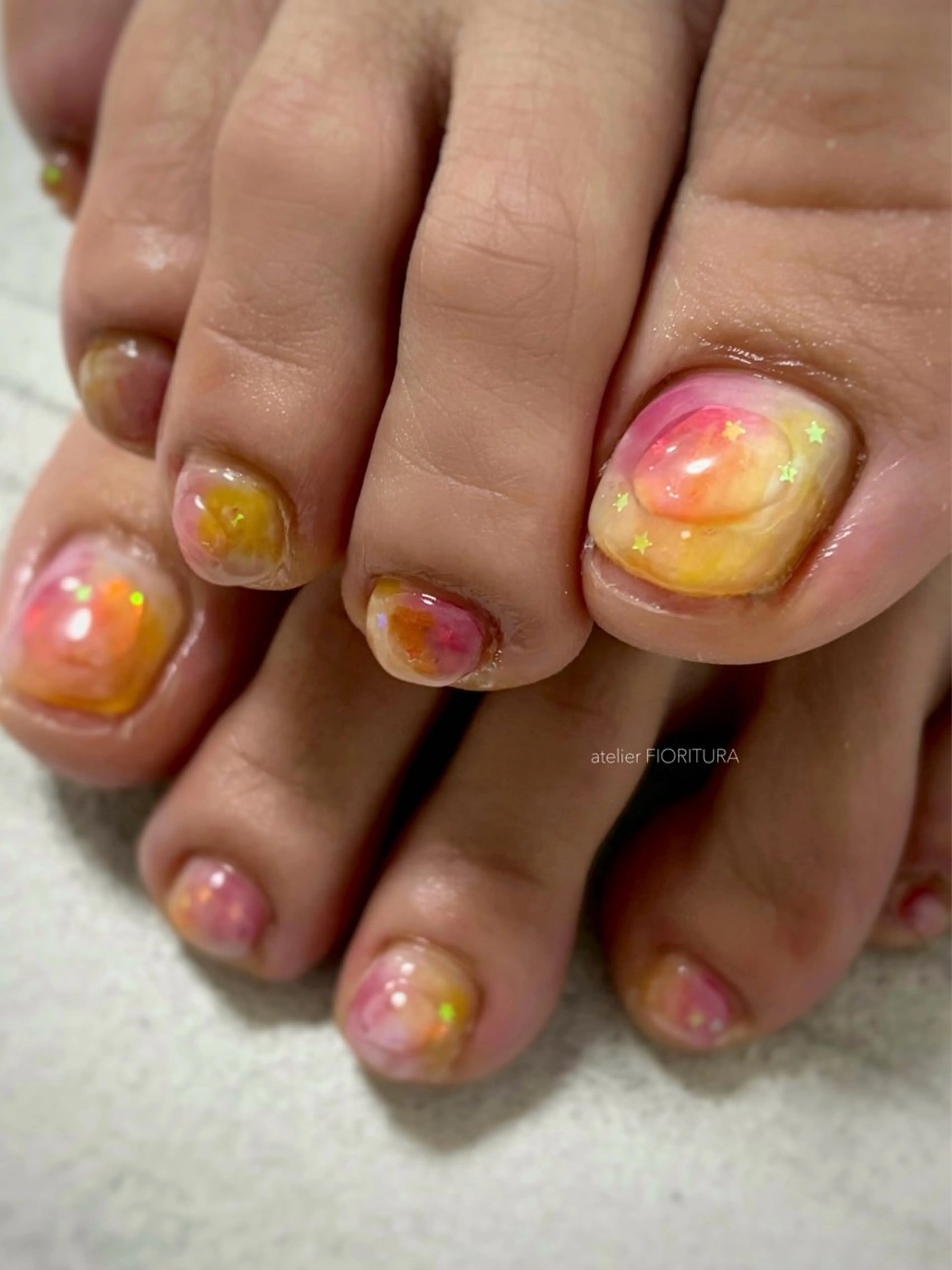 ネイル フットネイル FIORITURA Maikoのネイルデザイン