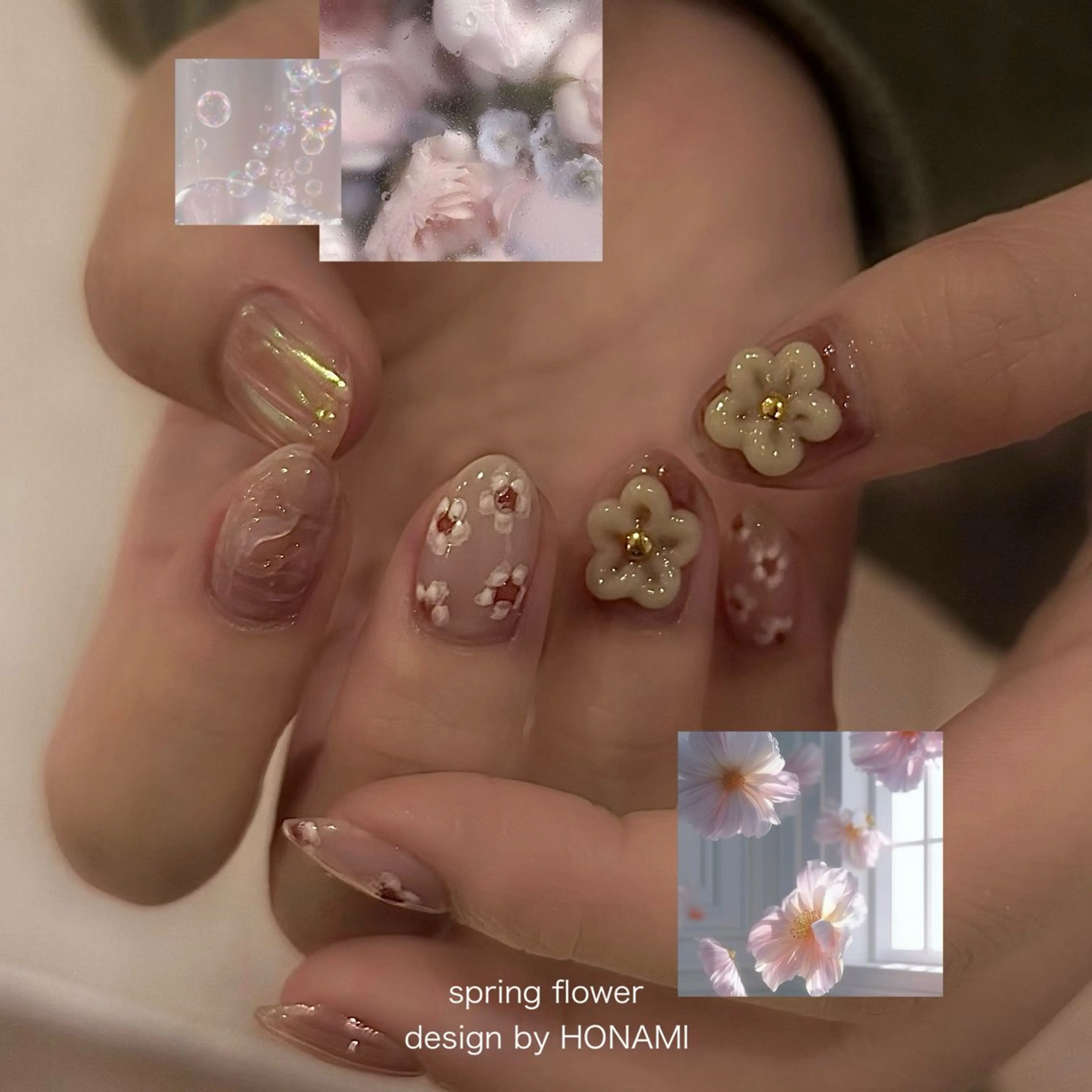 ネイル フットネイル 春ネイル HONAMI パラジェル専門店のネイルデザイン