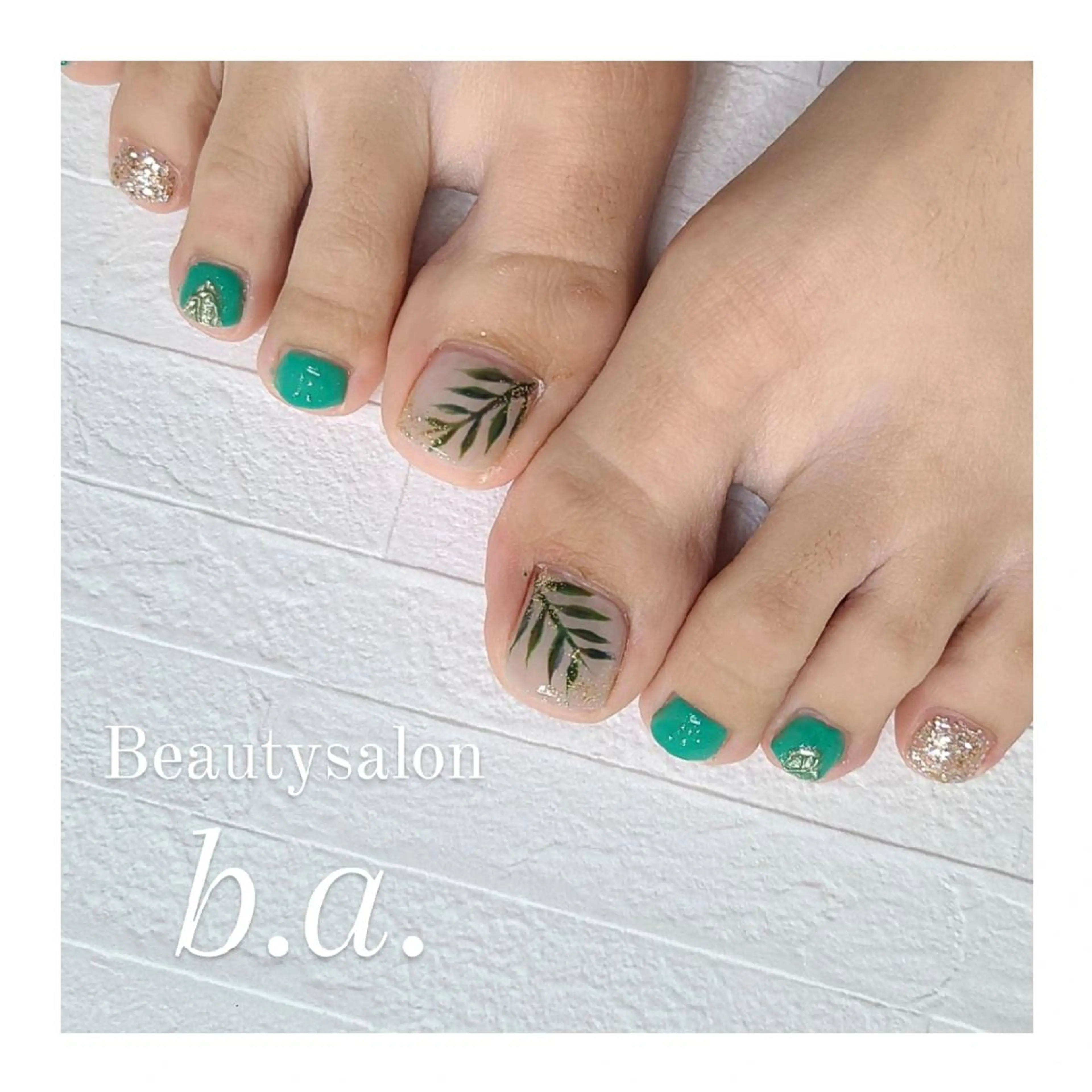 ネイル フットネイル nailsalon b.a.のネイルデザイン