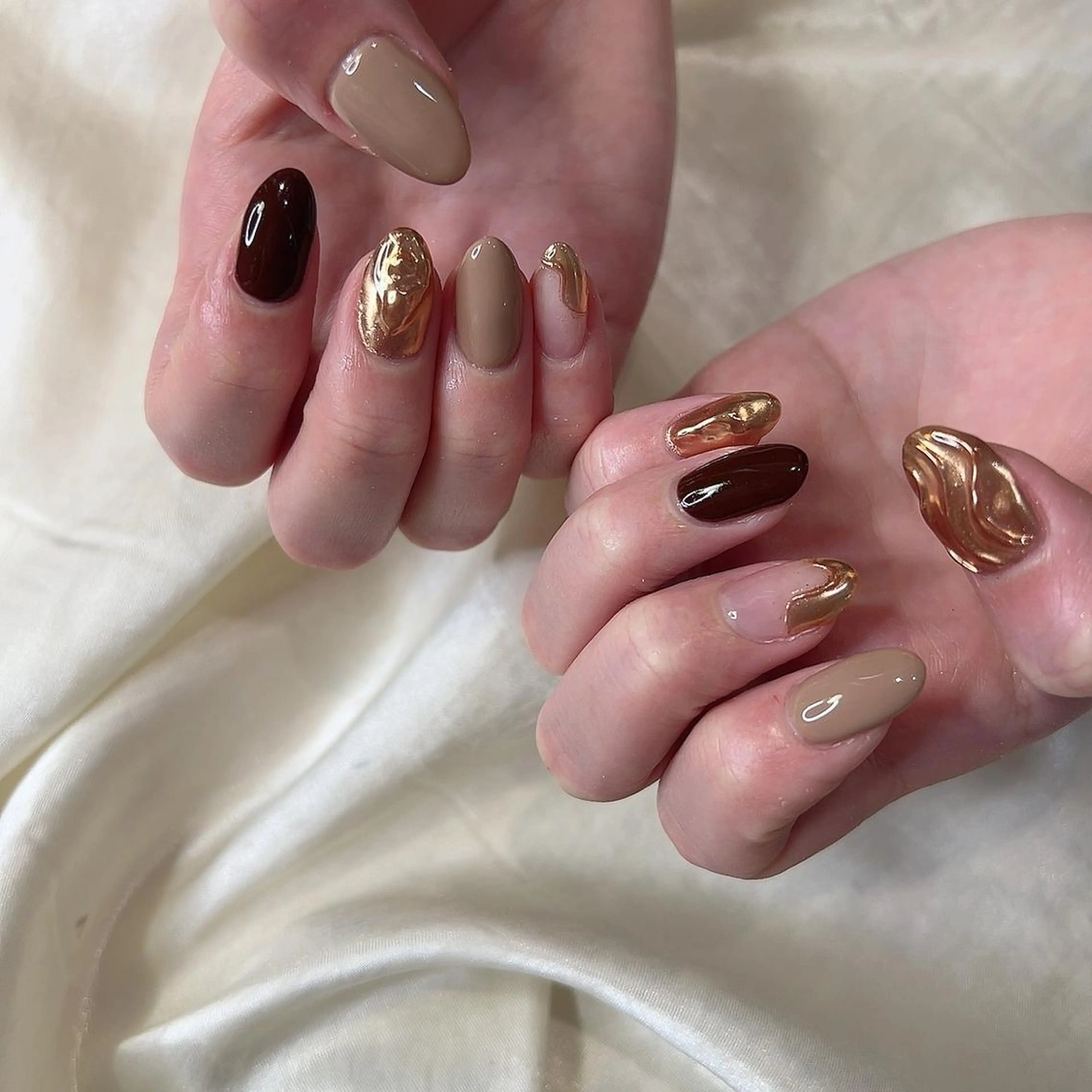 ネイル ハンドネイル 西岡 杏のネイルデザイン