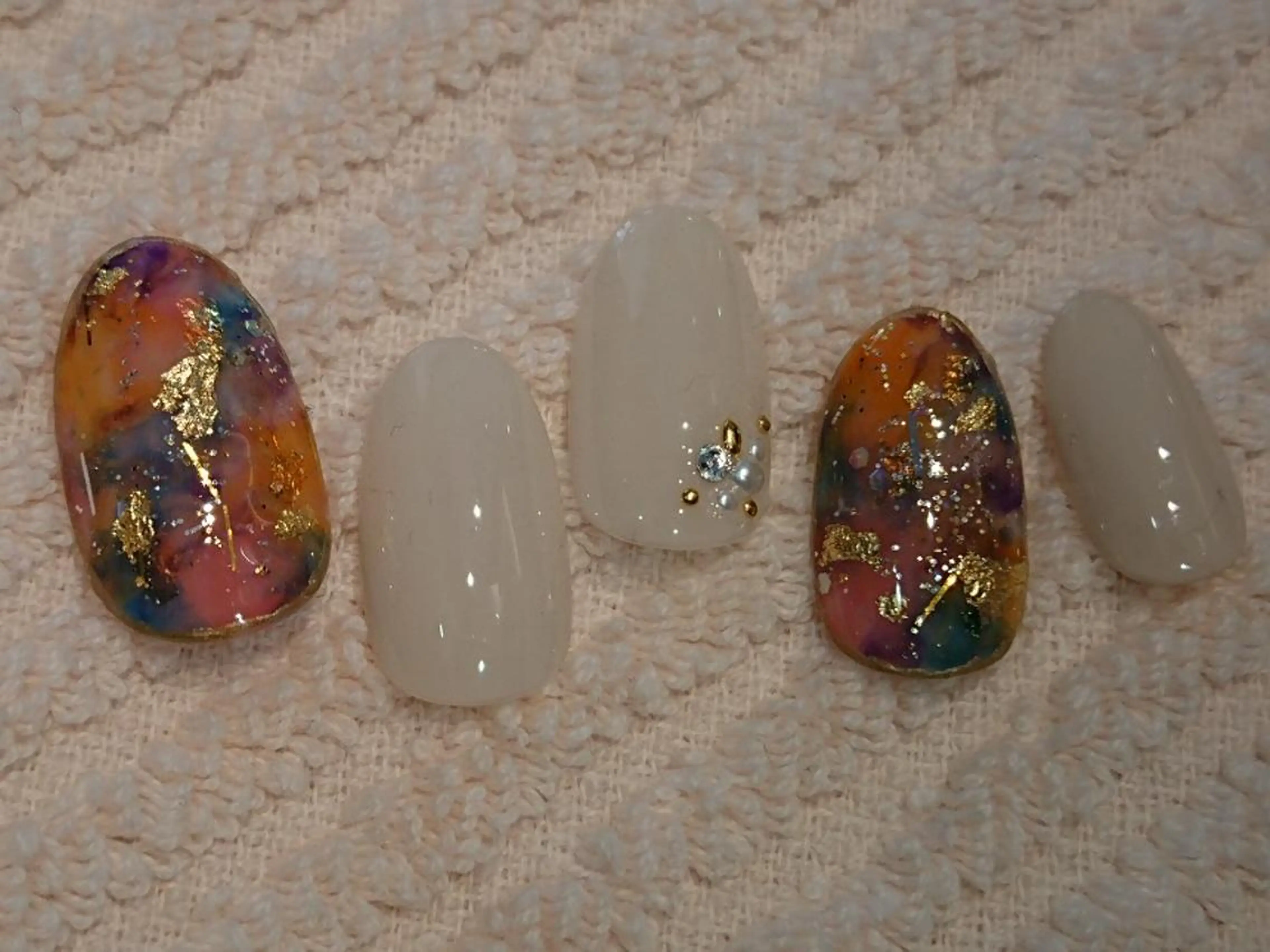 ネイル ニュアンスネイル 市川駅 ✿中津のネイルデザイン