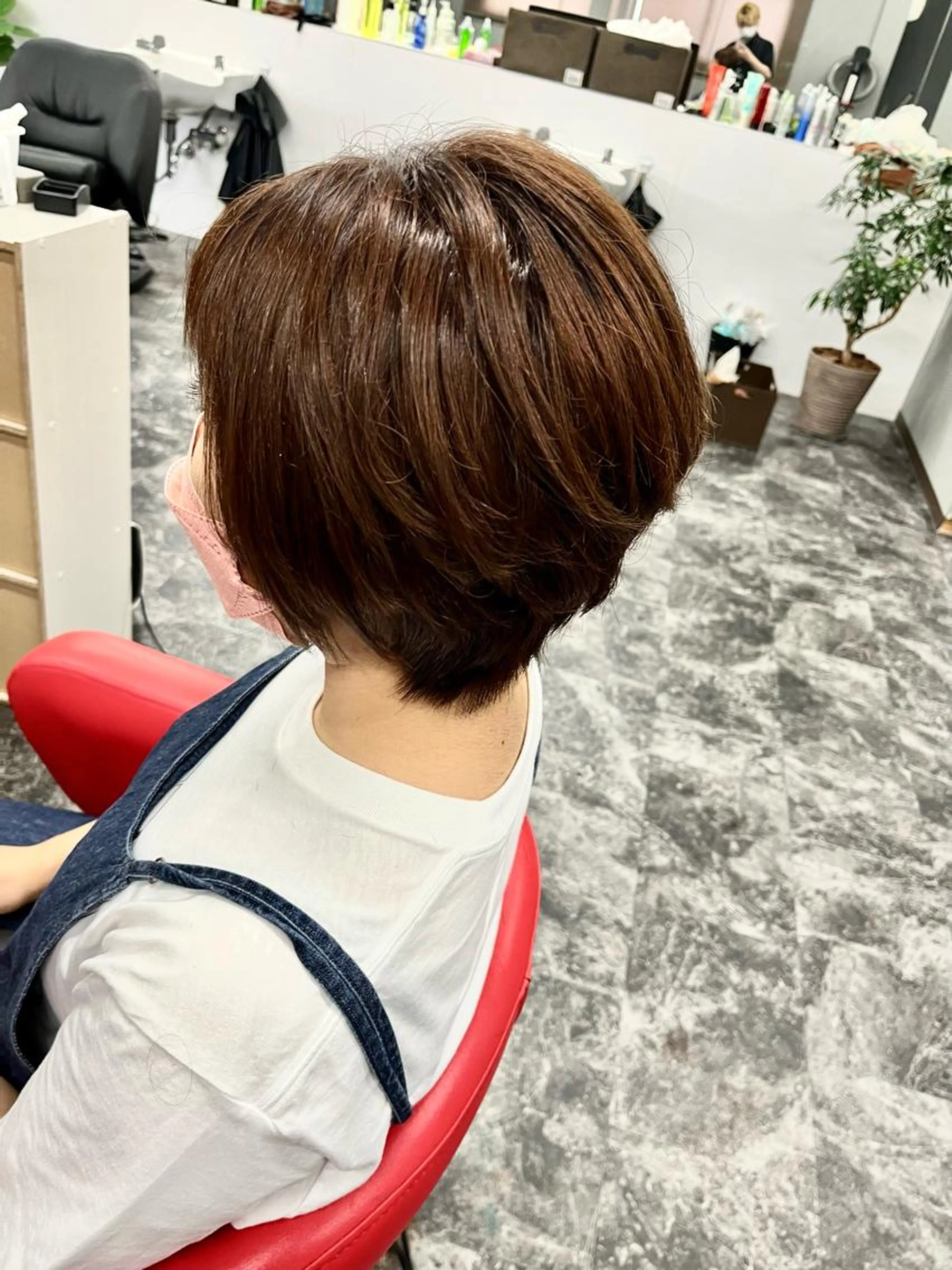 レディースカット＋パーマの写真