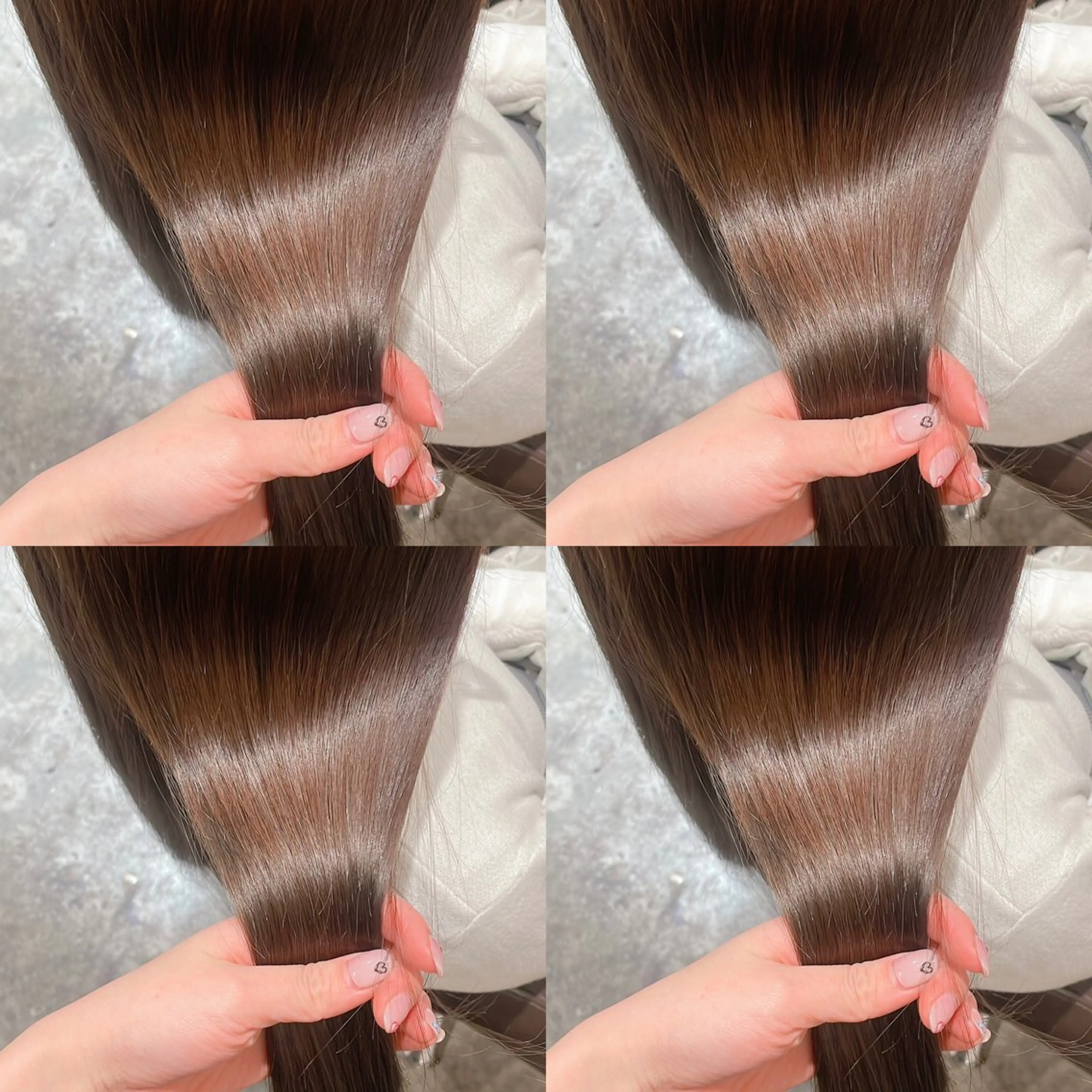 ミディアム カラー カット ヘアカラー トリートメント Minami. 🩵 再現性特化ヘアのヘアスタイル