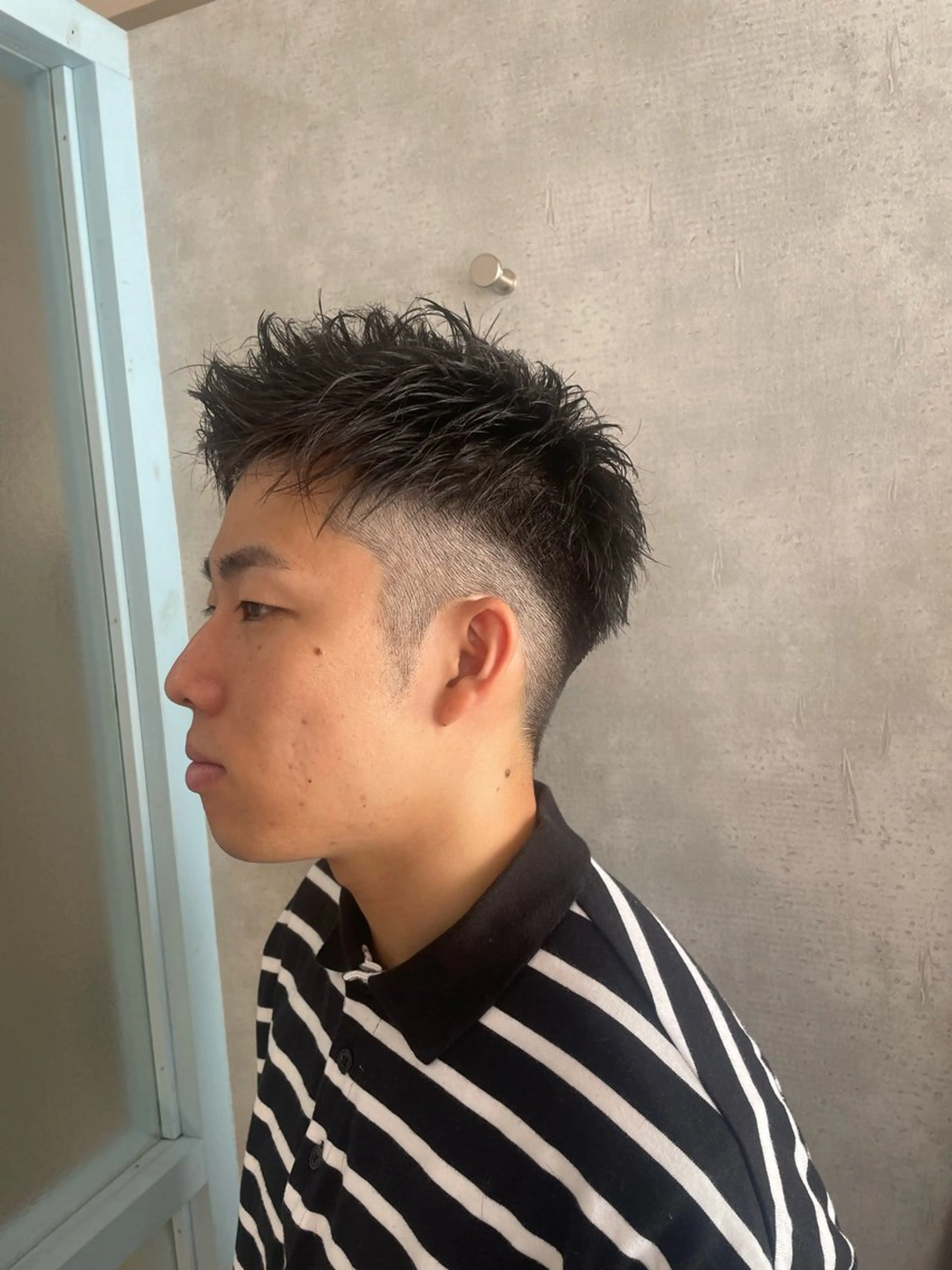 メンズ ツーブロック 刈り上げ カット ヘアセット 心斎橋/メンズ /ルレイル/地形真希のヘアスタイル
