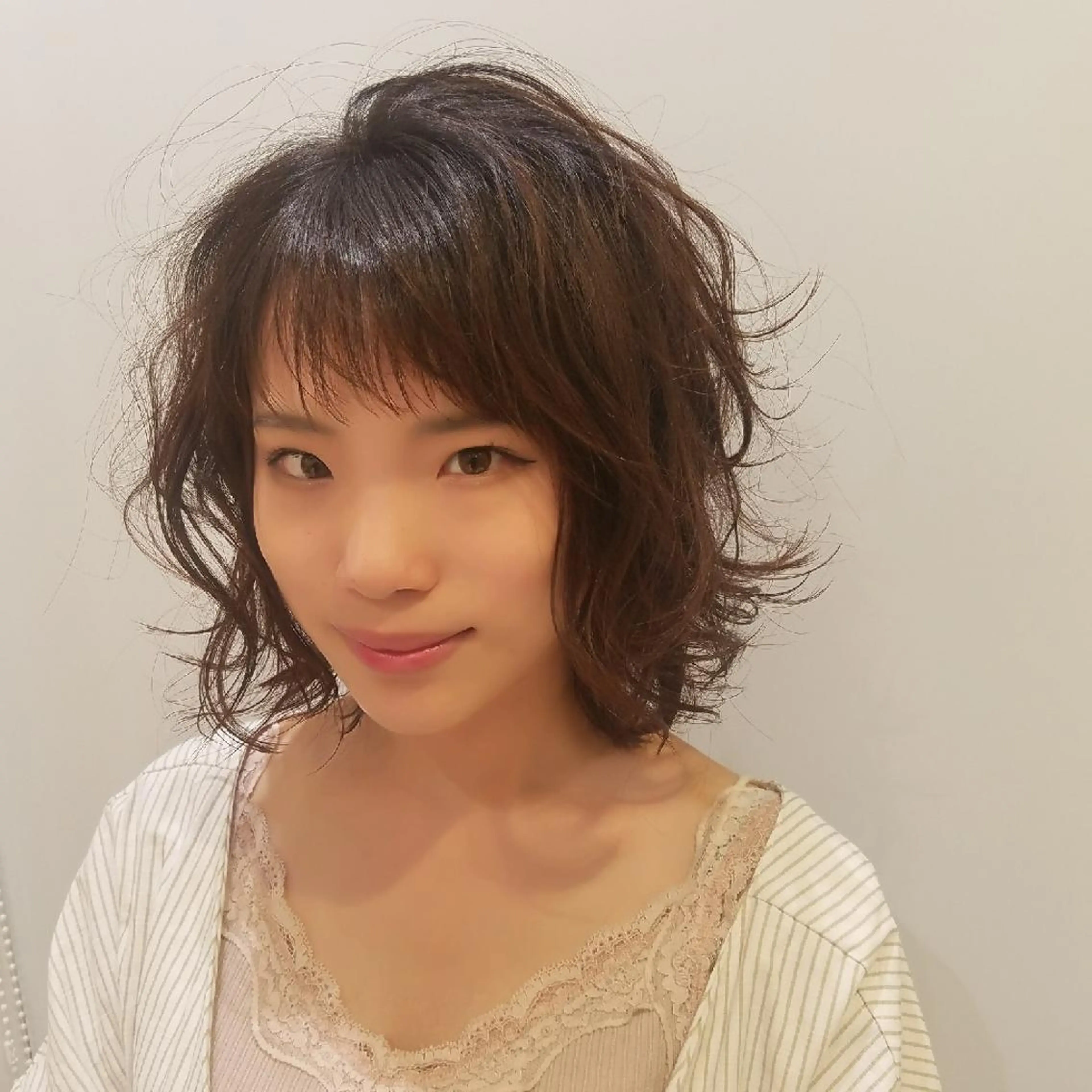 ミディアム カラー ボブ kato takashiのヘアスタイル