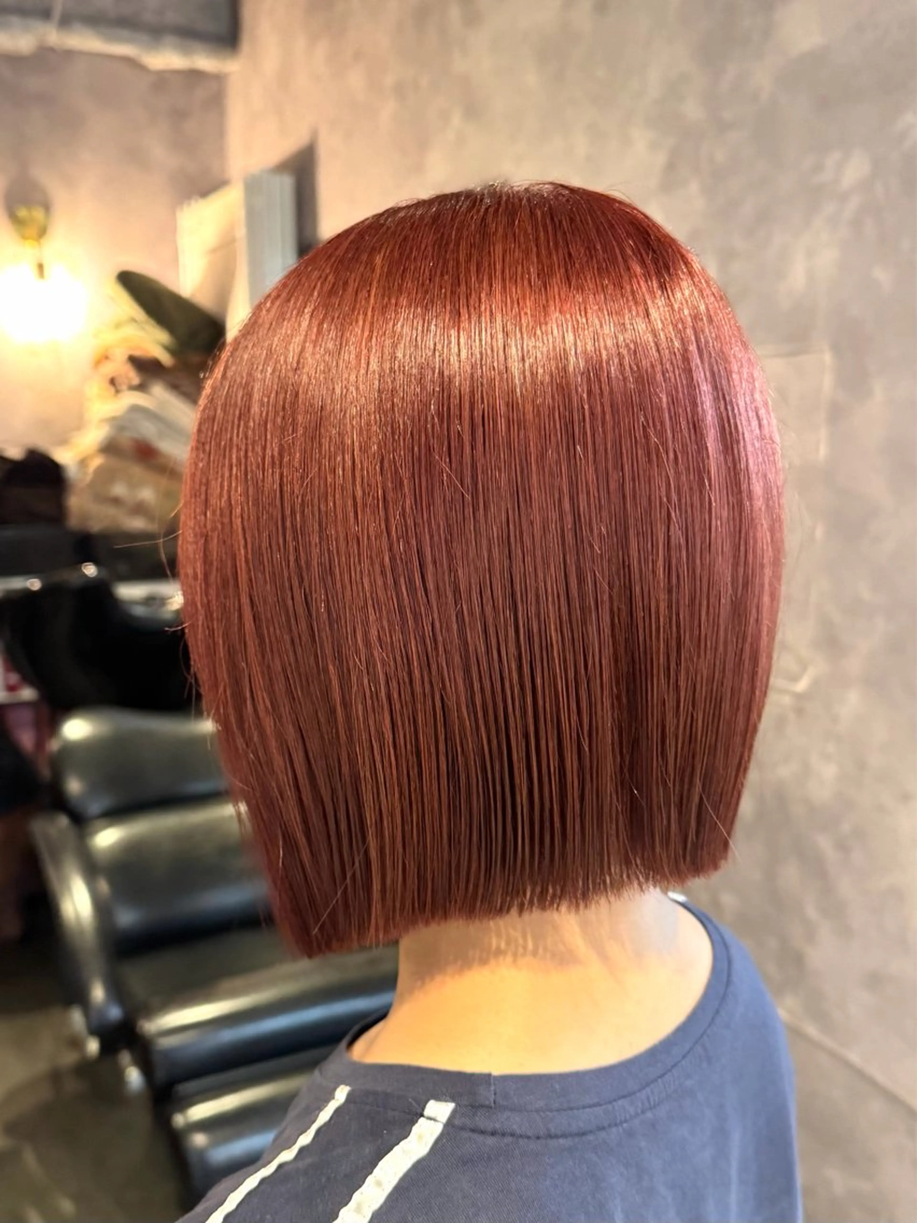 ショート カラー カット ヘアカラー 🩶鈴木茉奈🩶艶髪 /透明感/暖色カラーのヘアスタイル