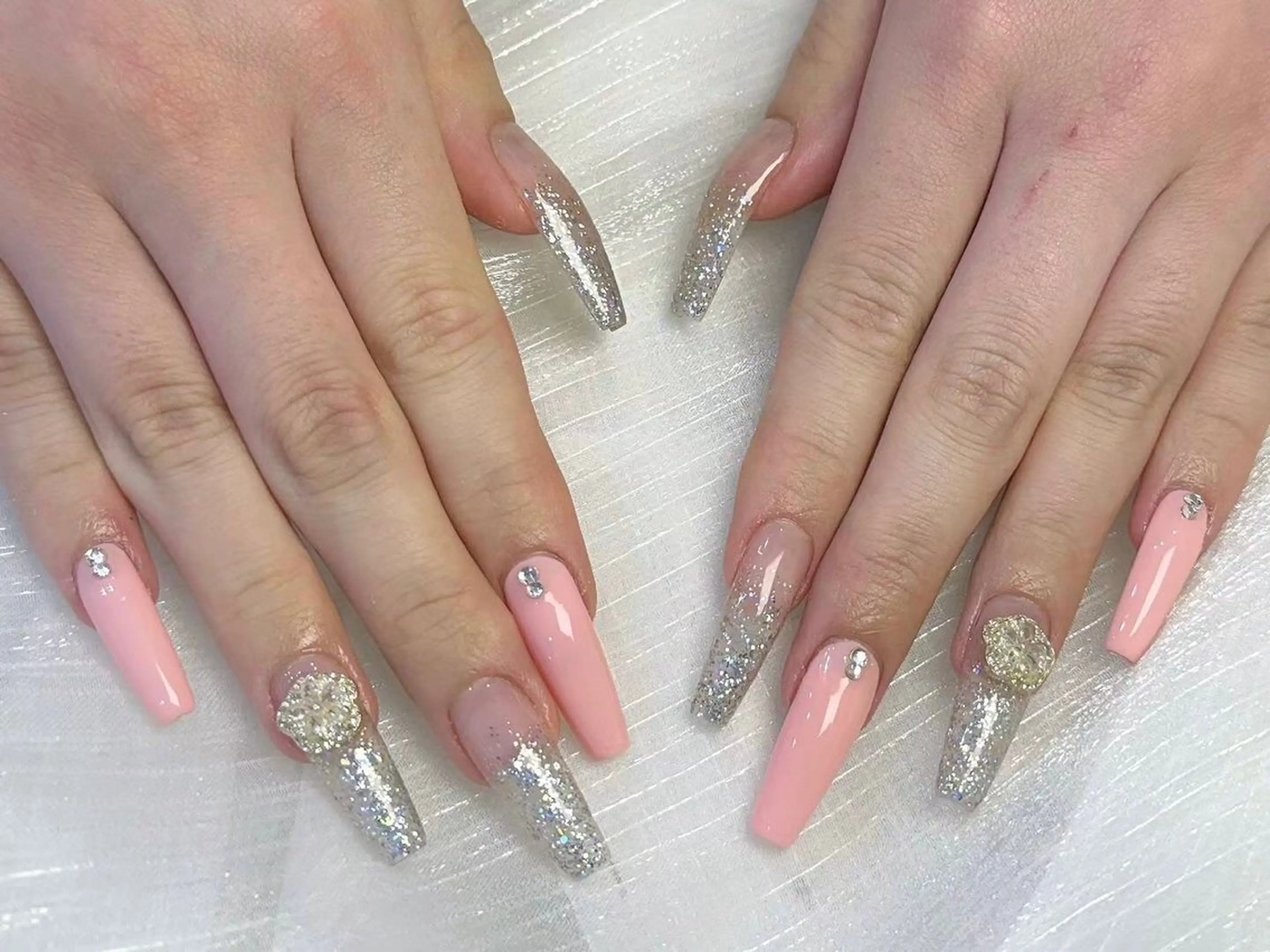 ネイル アートネイル フラワーネイル フットネイル ジェルネイル グラデーション babarla Nailのネイルデザイン