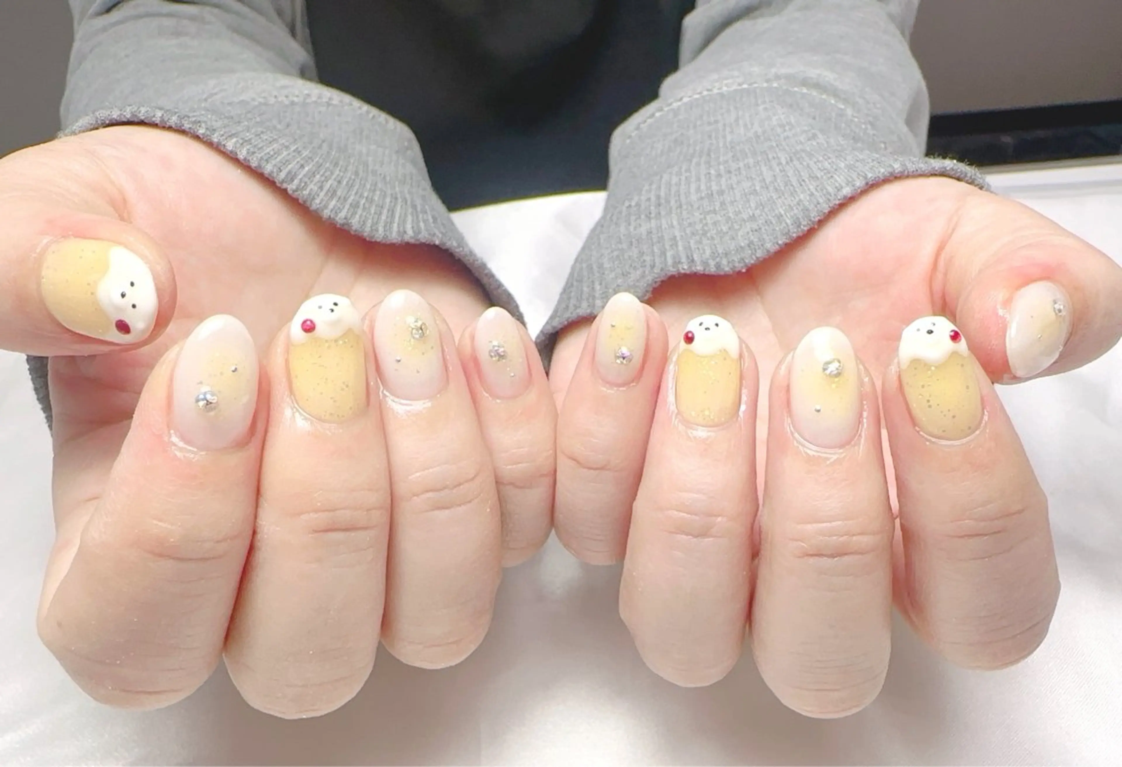 ネイル ハンドネイル Cherie PINKのネイルデザイン