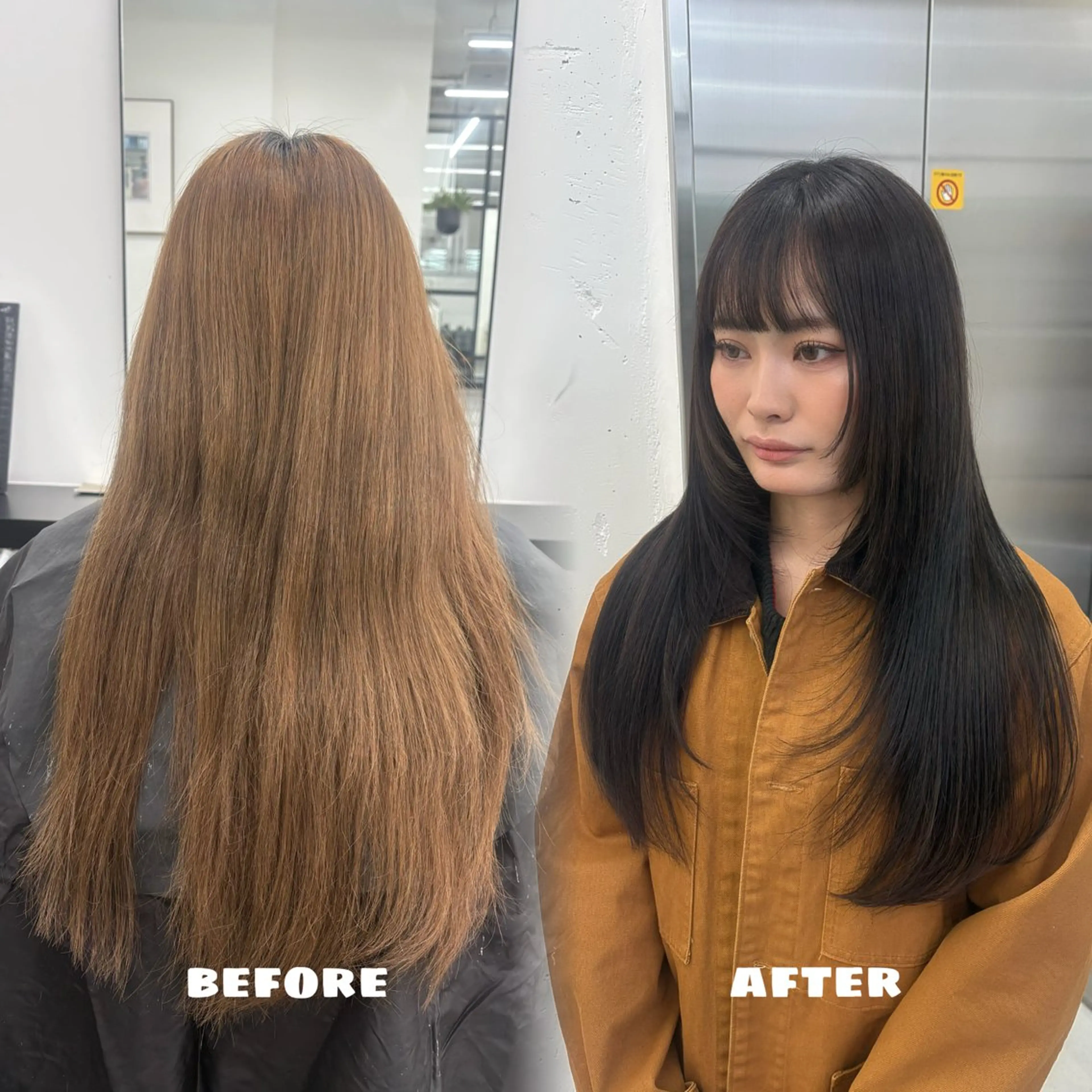 ロング カラー 透明感カラー グレージュ カット ヘアカラー トリートメント 🌟ゆりあ🌟 JILLSTUDIOのヘアスタイル