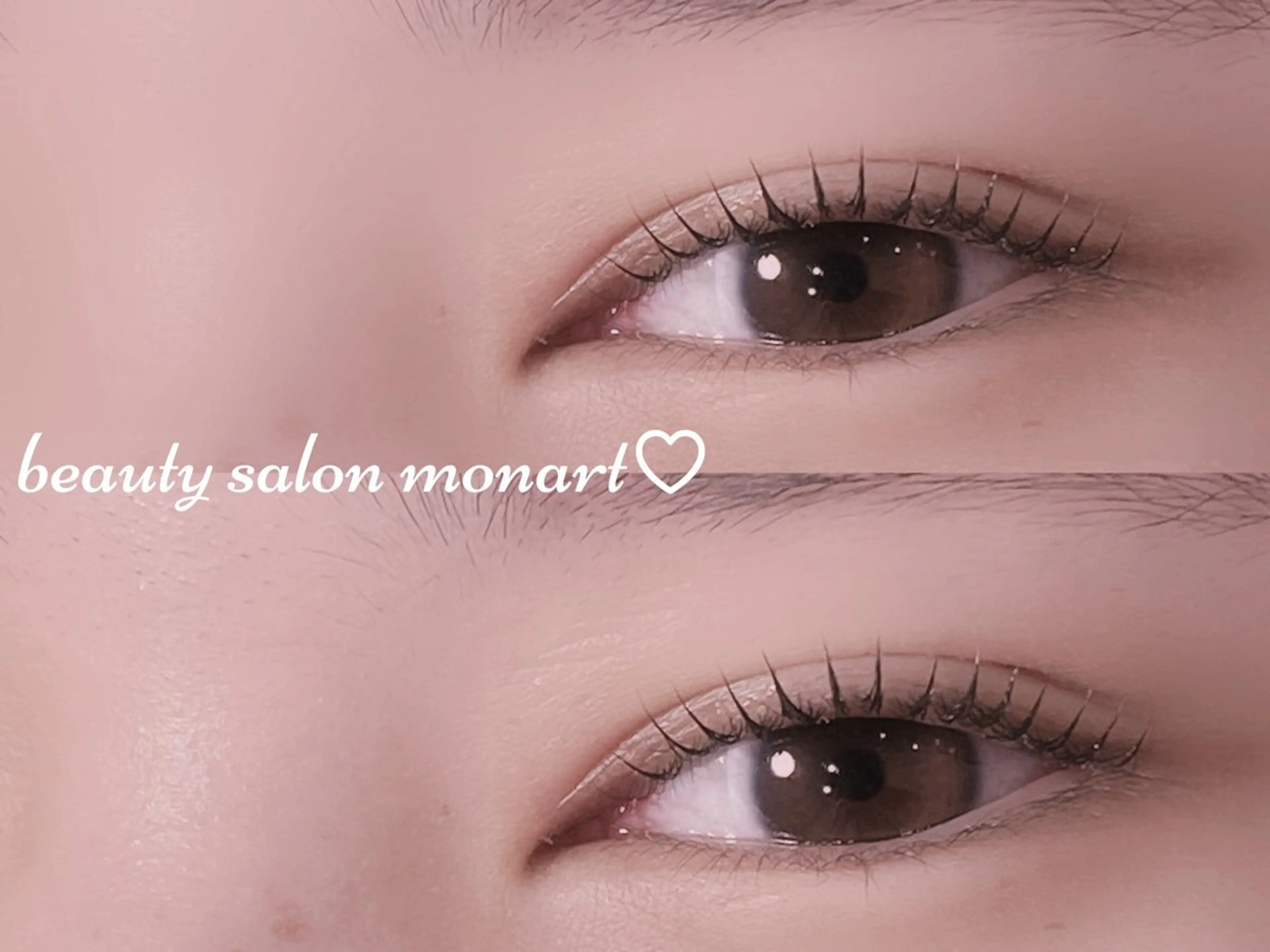 マツエク・マツパ マツパ monart kurehaのマツエク・マツパデザイン