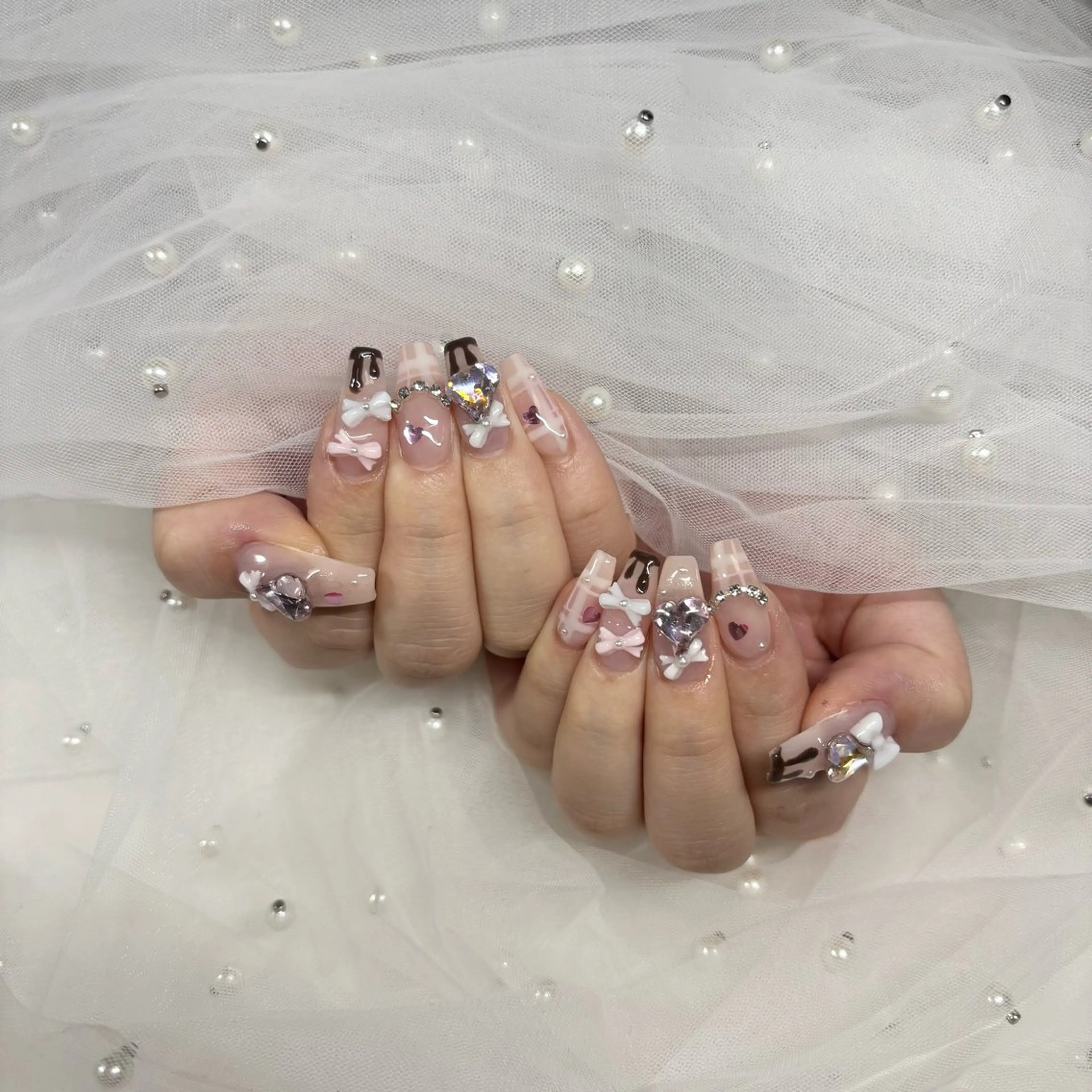 ネイル ハンドネイル ୨୧ mio୨୧のネイルデザイン