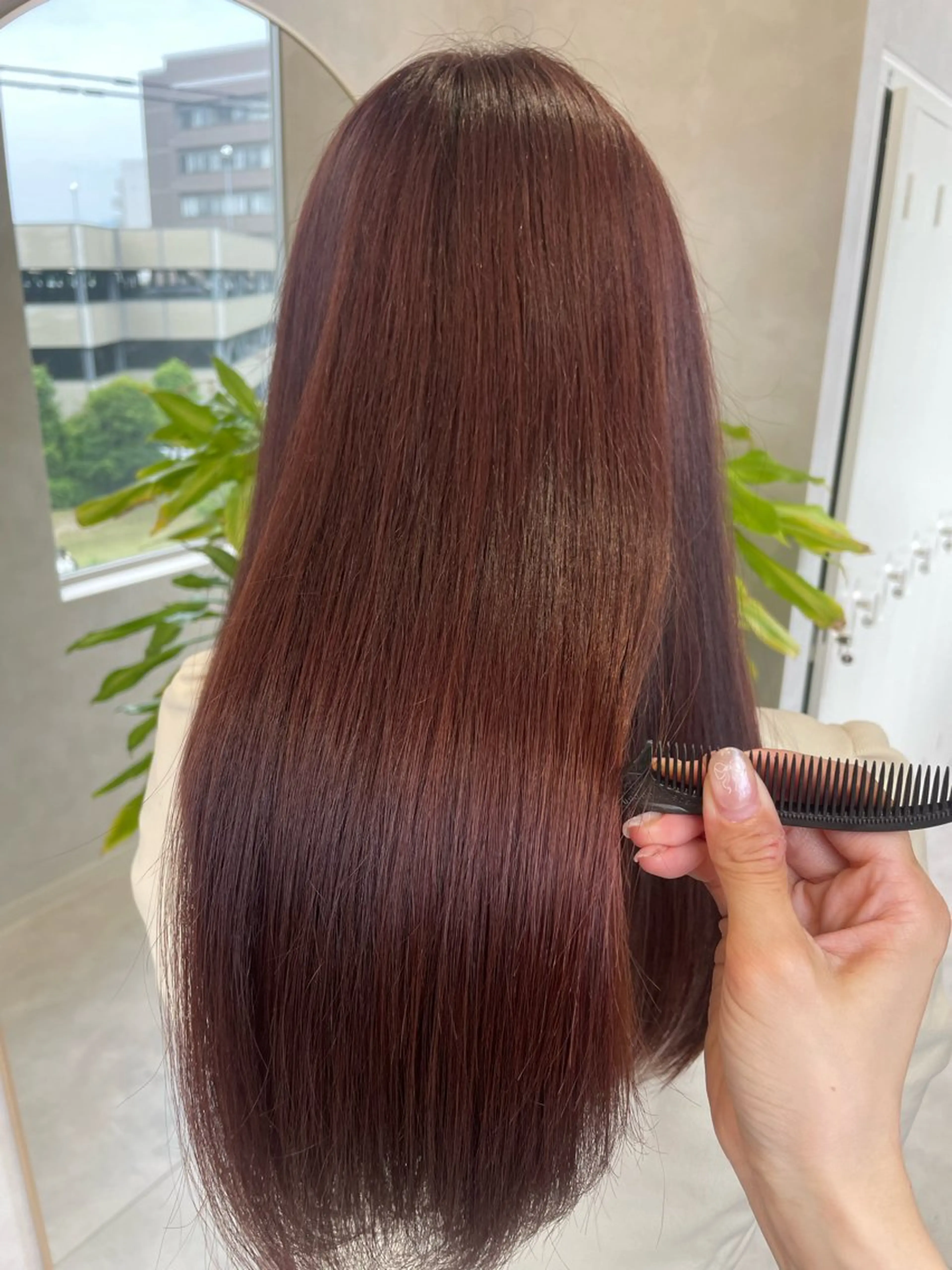 ロング カラー 髪質改善 🫖Eleanor Aya🥞のヘアスタイル