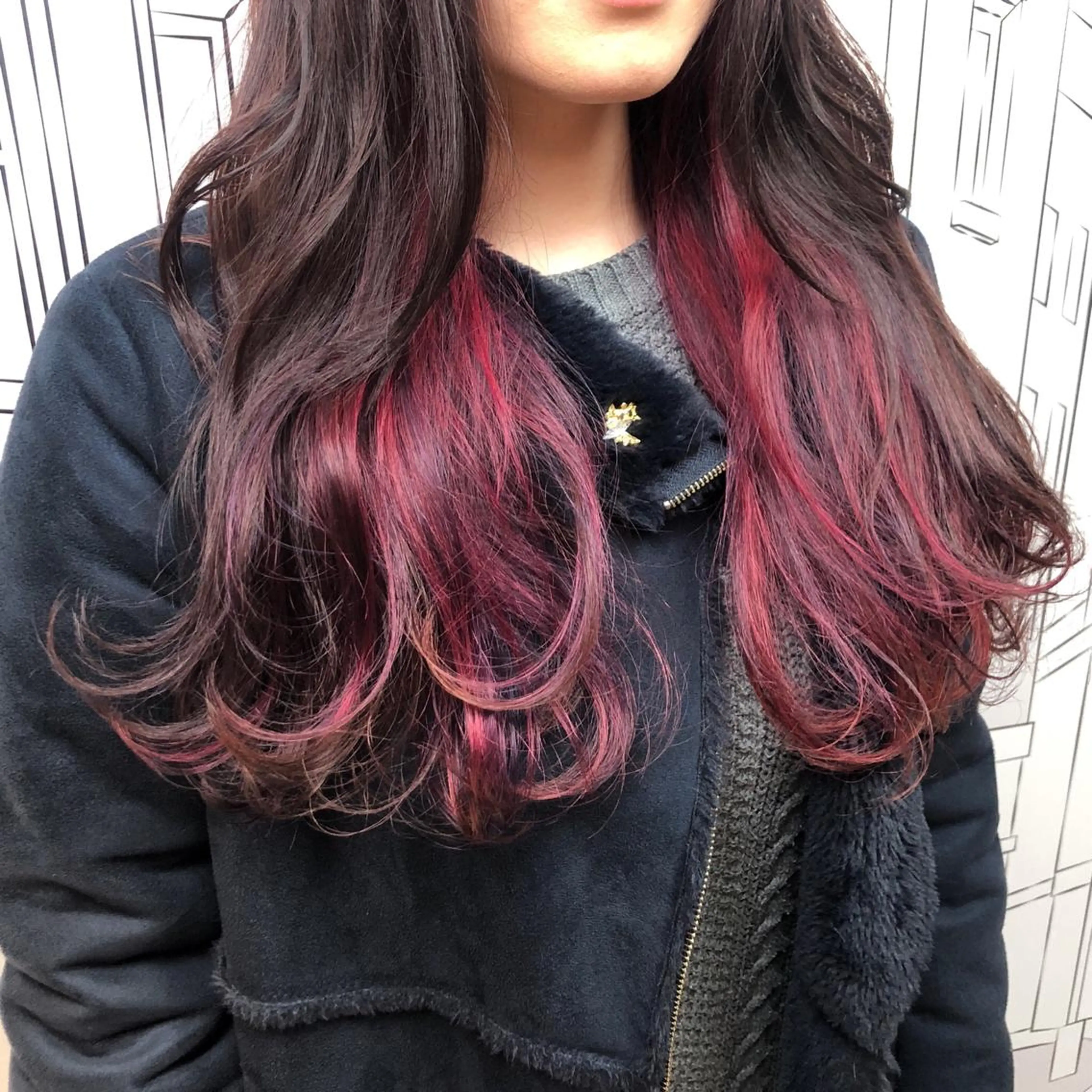 ロング カラー TOMOKA 艶髪/透明感カラーのヘアスタイル