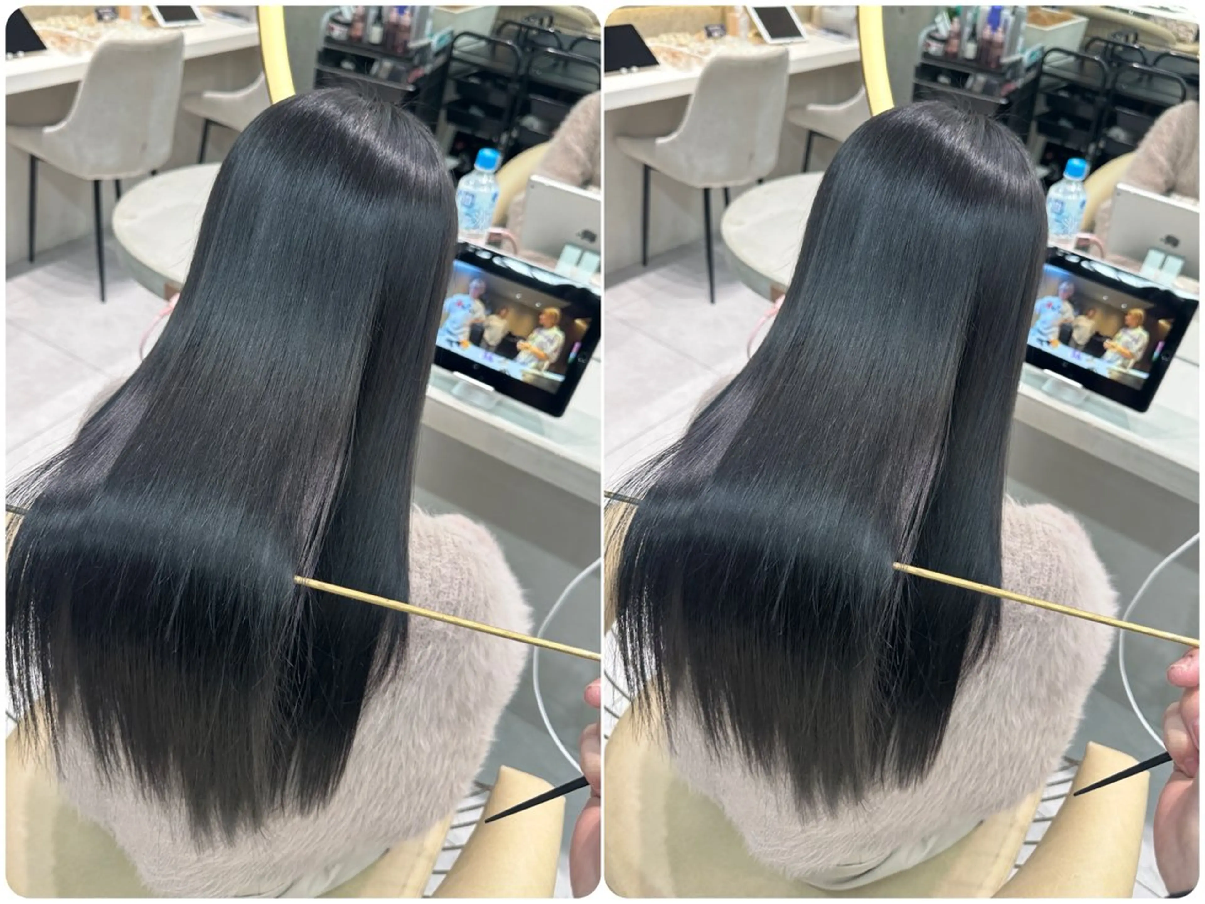 ロング カット 縮毛矯正 トリートメント ゆーだい🇰🇷韓国 🇰🇷×髪質改善のヘアスタイル