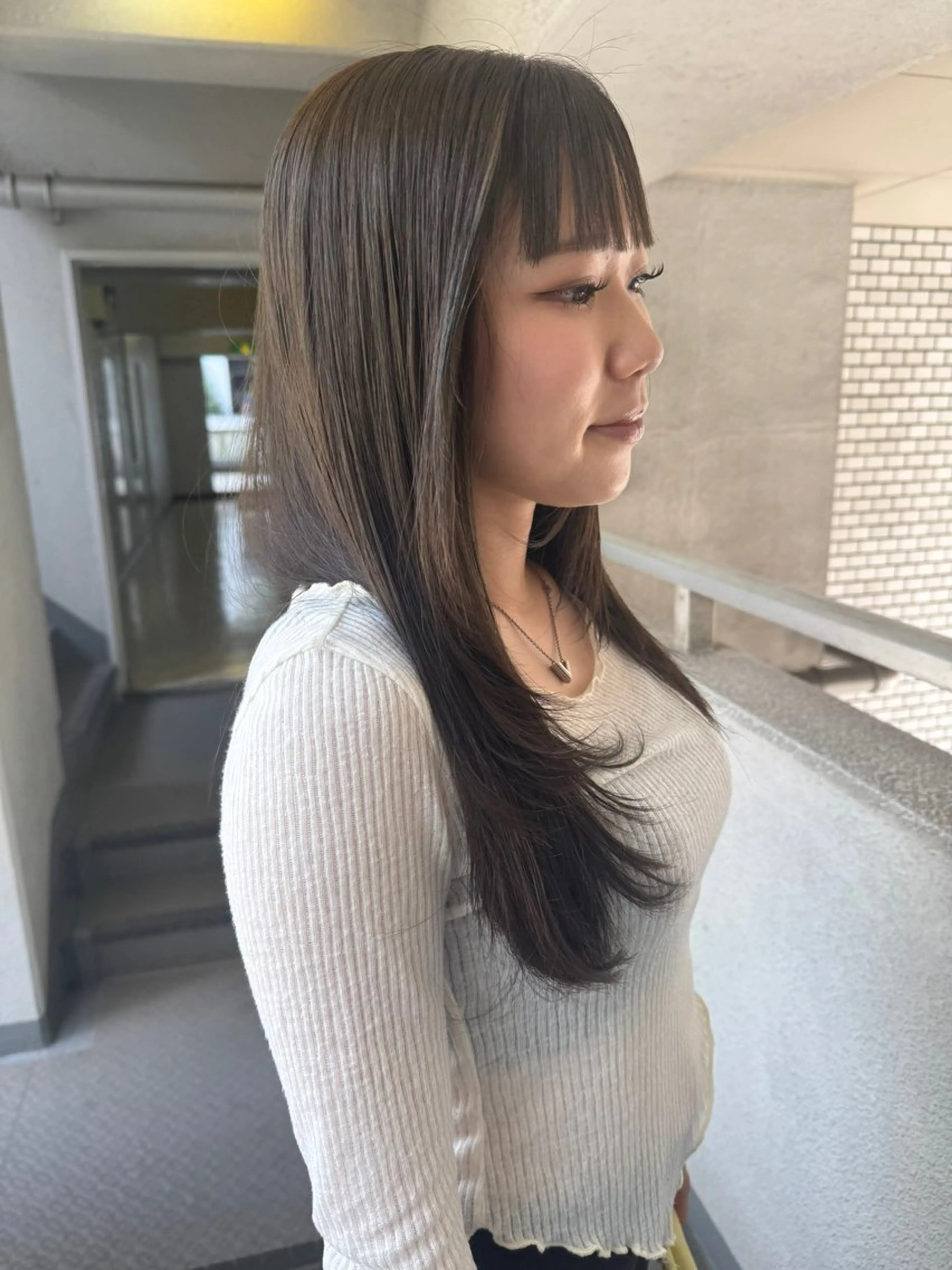 カラー カット ヘアカラー ブリーチカラー🎀 韓国風/寺門美優のヘアスタイル