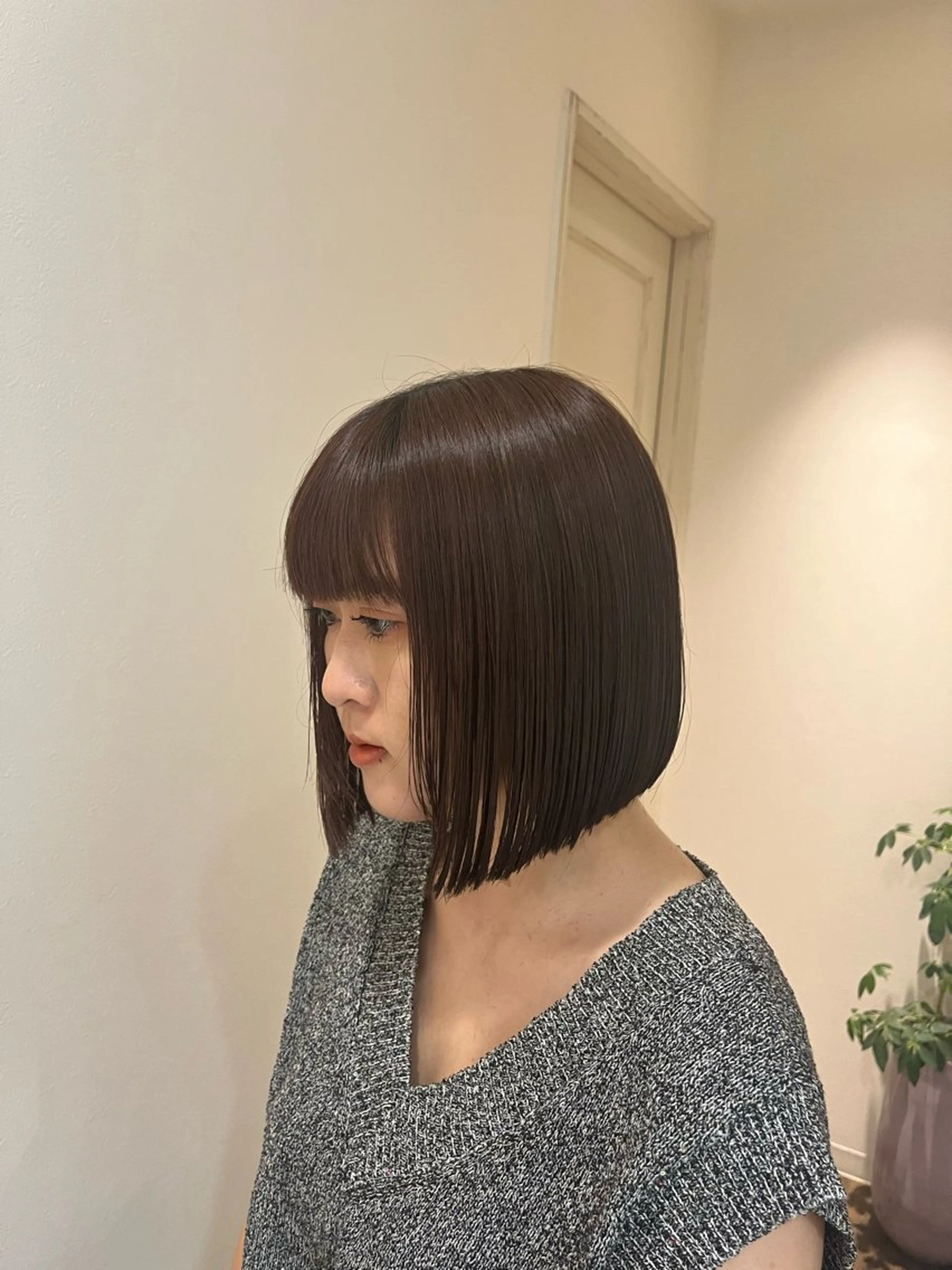 ショート ボブ CLIQUE　有木 七虹のヘアスタイル