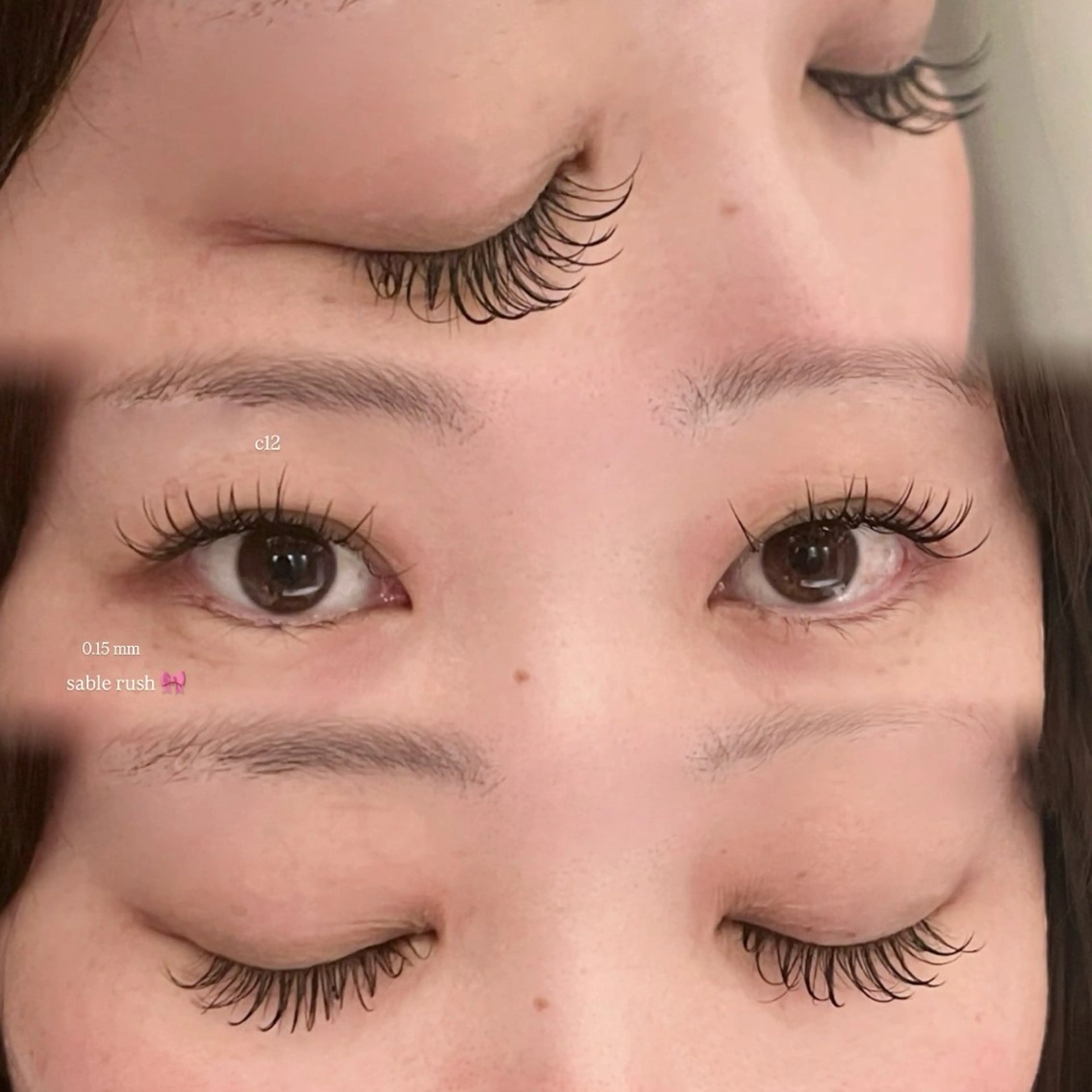 マツエク・マツパ Cカール mayu ︎❤︎のマツエク・マツパデザイン