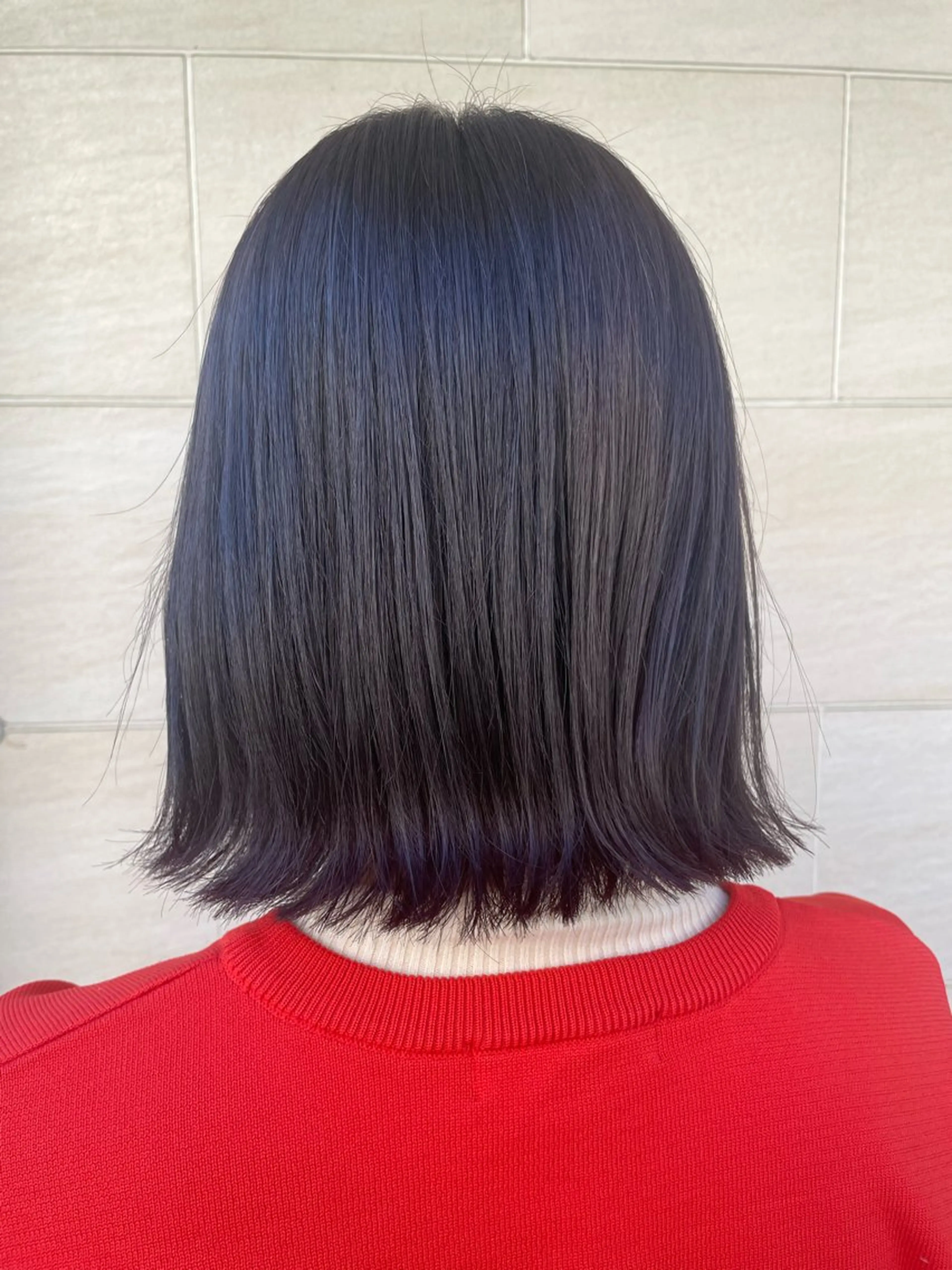 ミディアム ヘアアレンジ 透明感/ハイトーン ／レッドカラー🍓のヘアスタイル