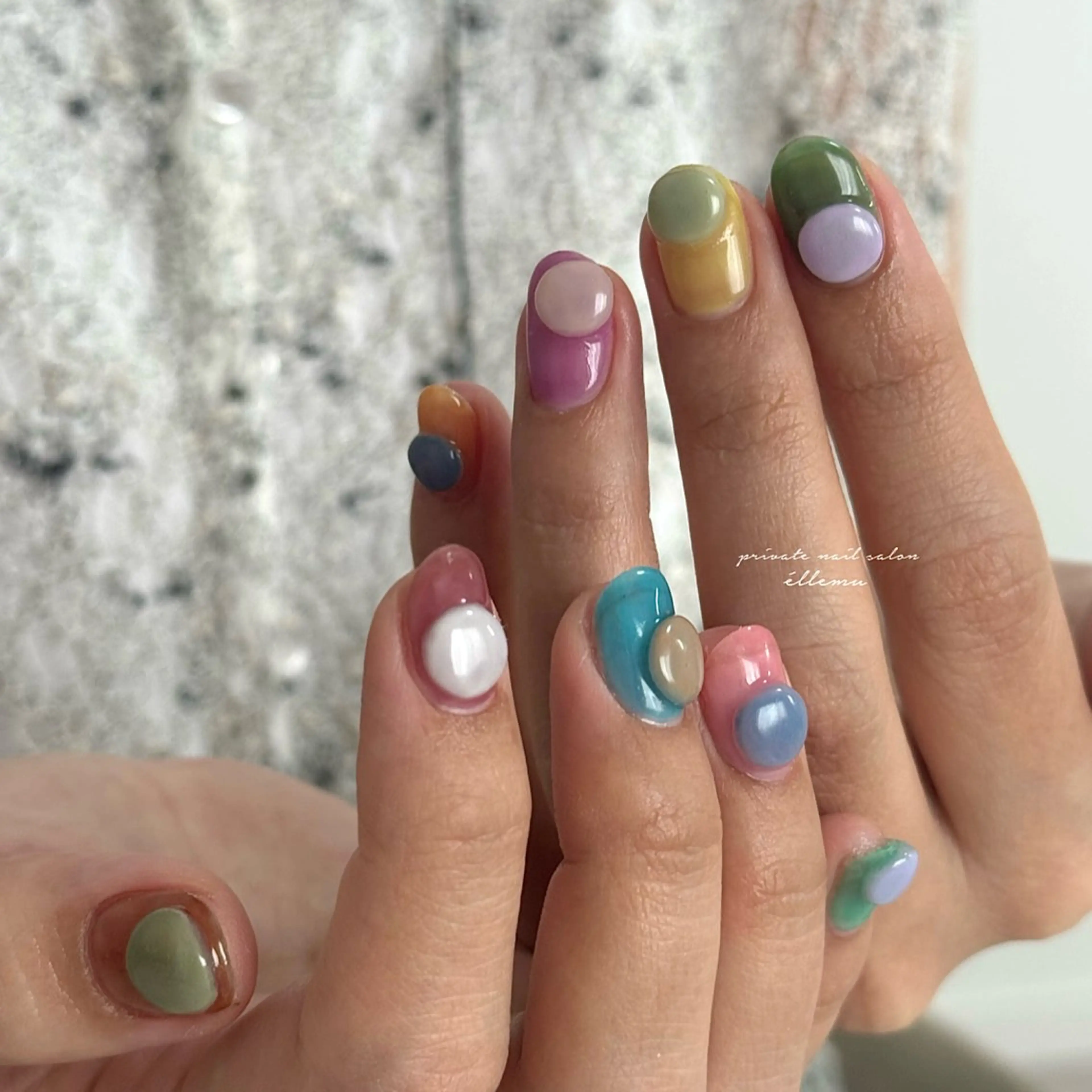 ネイル ハンドネイル éllemu えるみゅのネイルデザイン