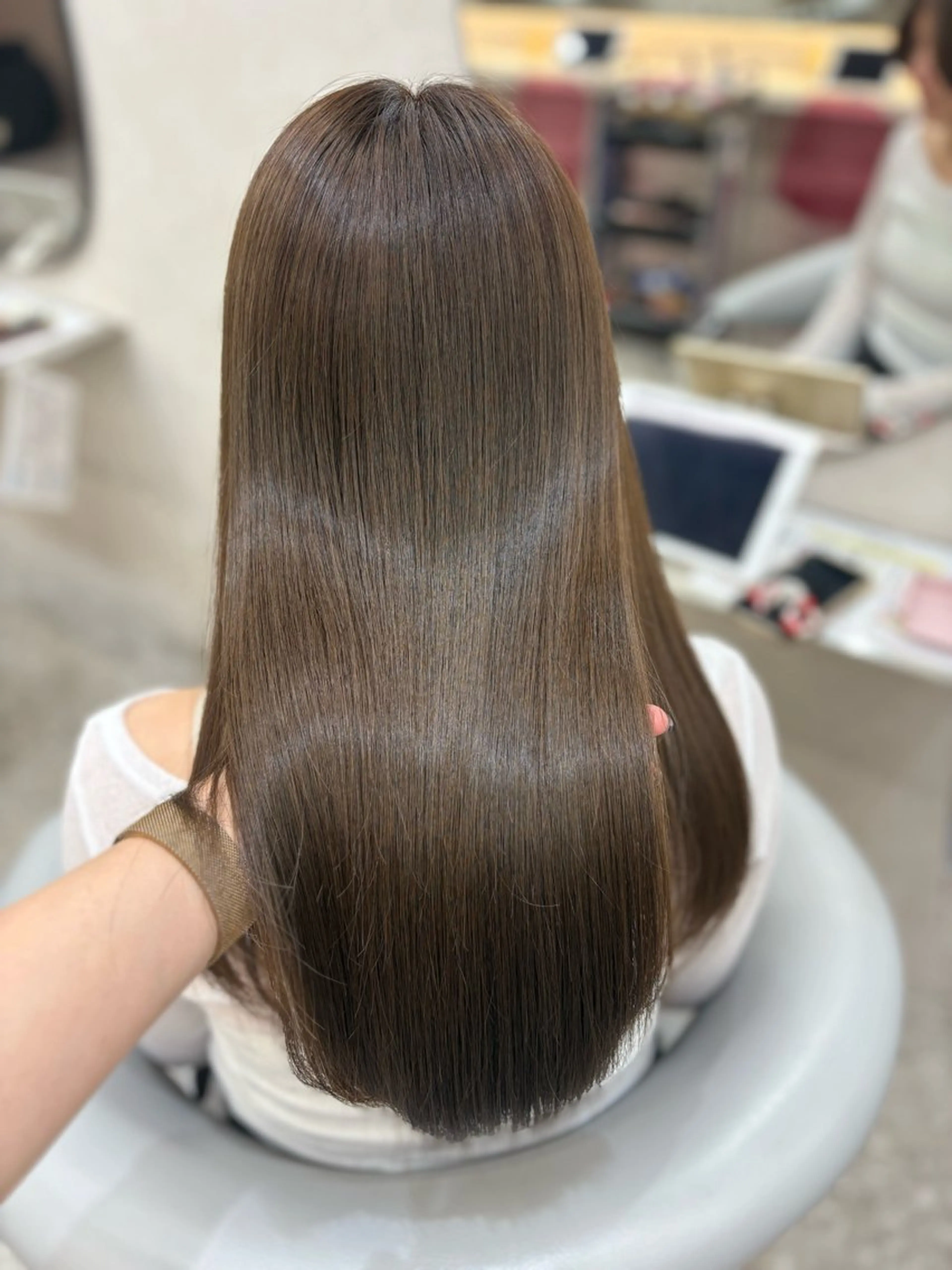 ロング カラー 新宿/韓国ヘア 中明度カラー/かやのヘアスタイル